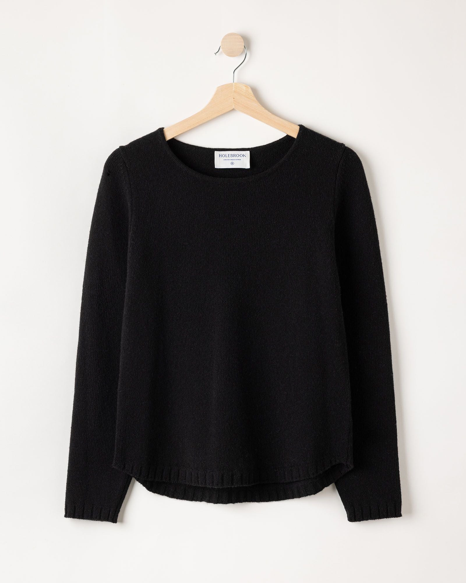 Linda Crew Neck Jumper - Black