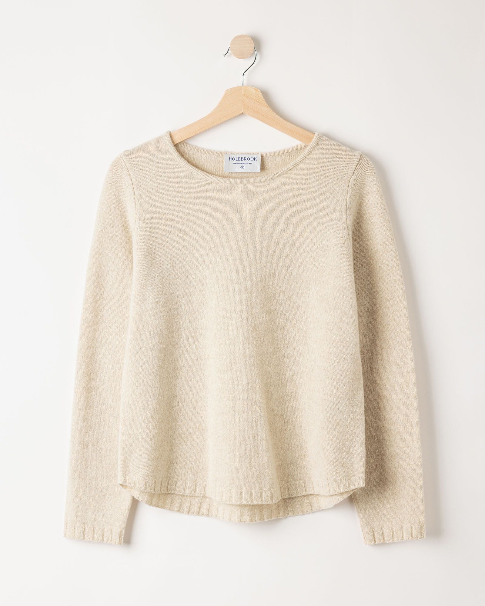 Linda Crew Neck Jumper - Creme