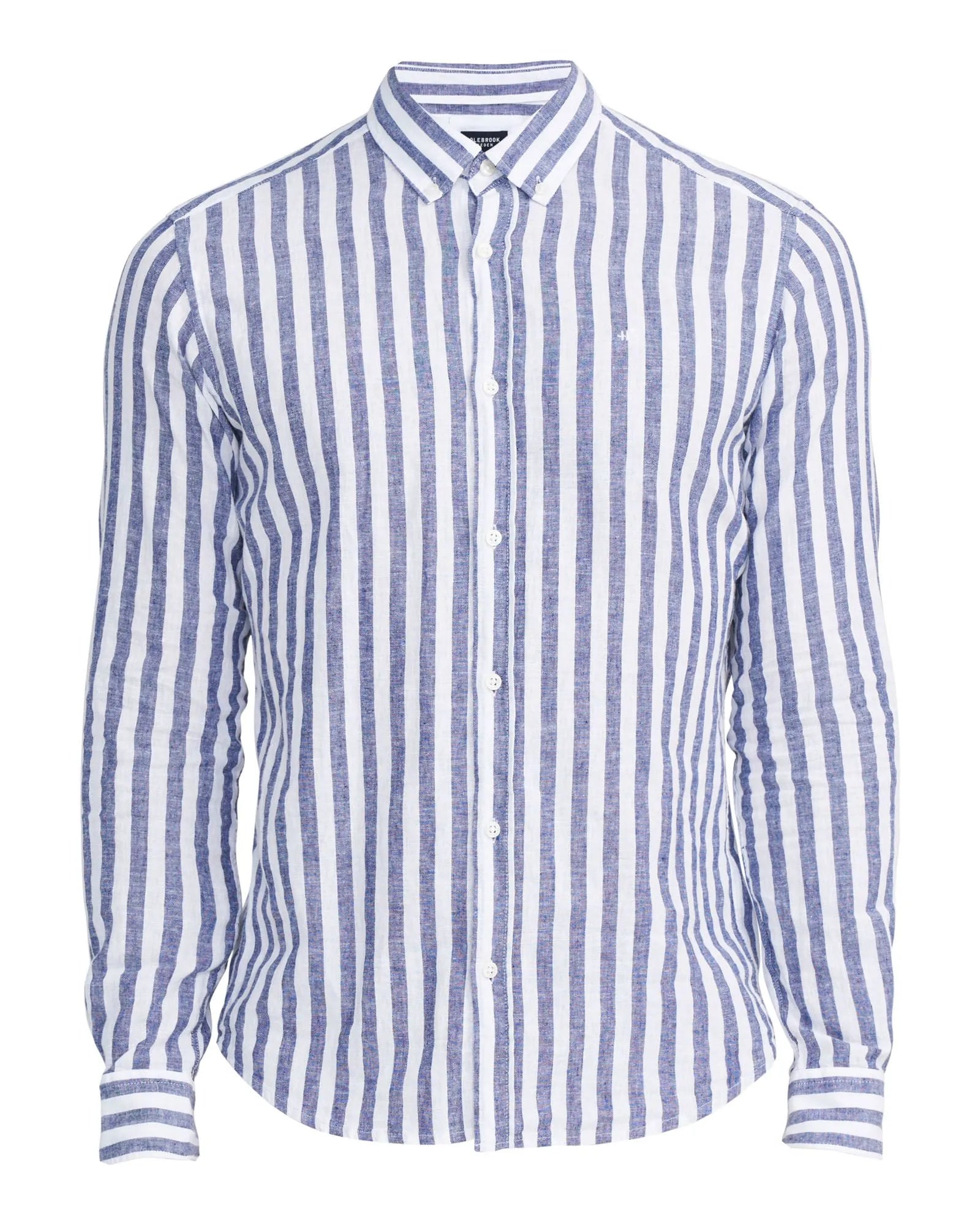 Markus Classic Fit Button Down Shirt - Navy/White