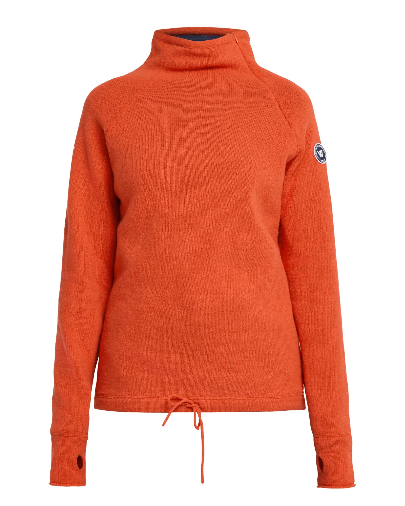Martina Knitted Windproof Sweater - Burnt Orange