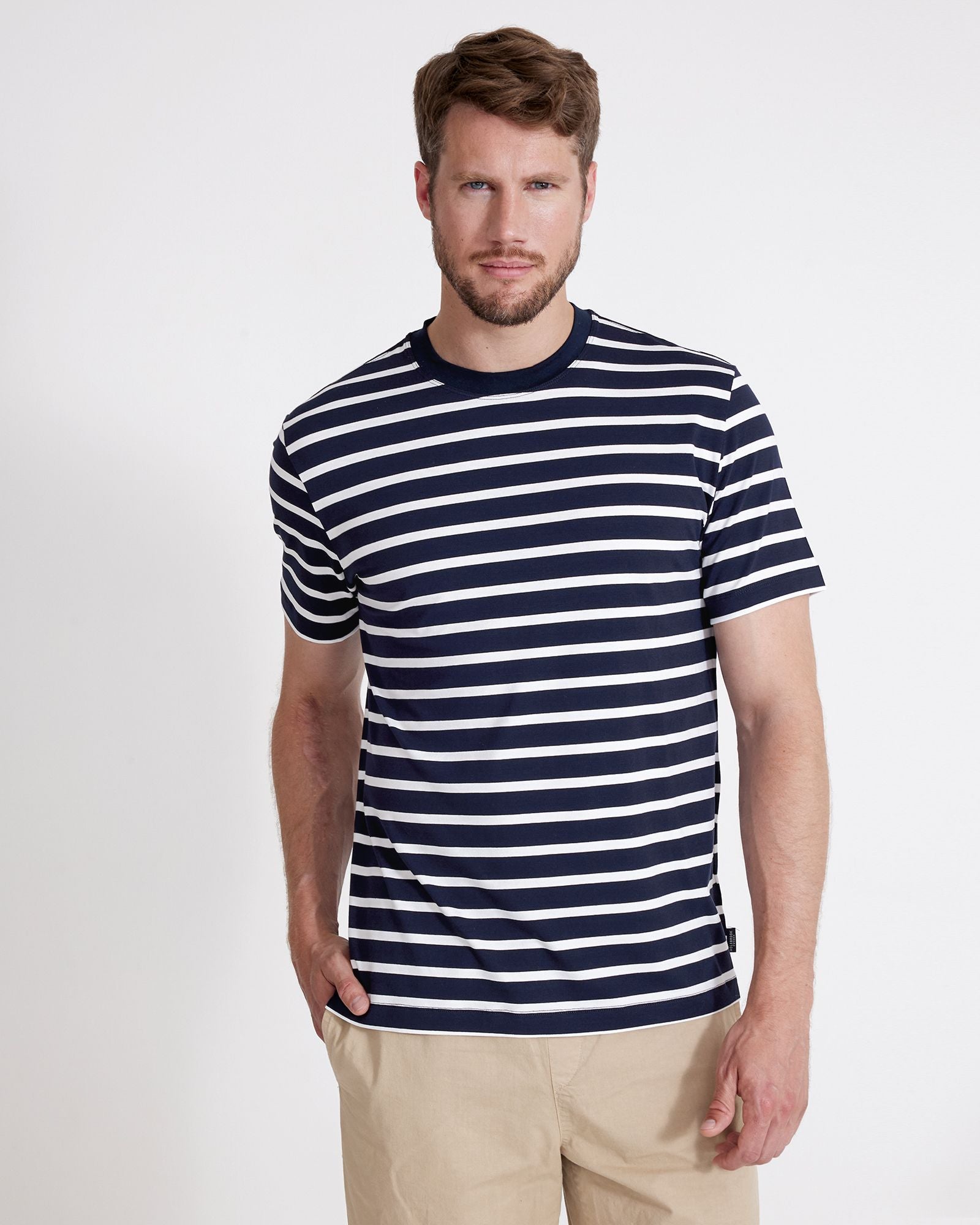 Robert T-Shirt - Navy/White