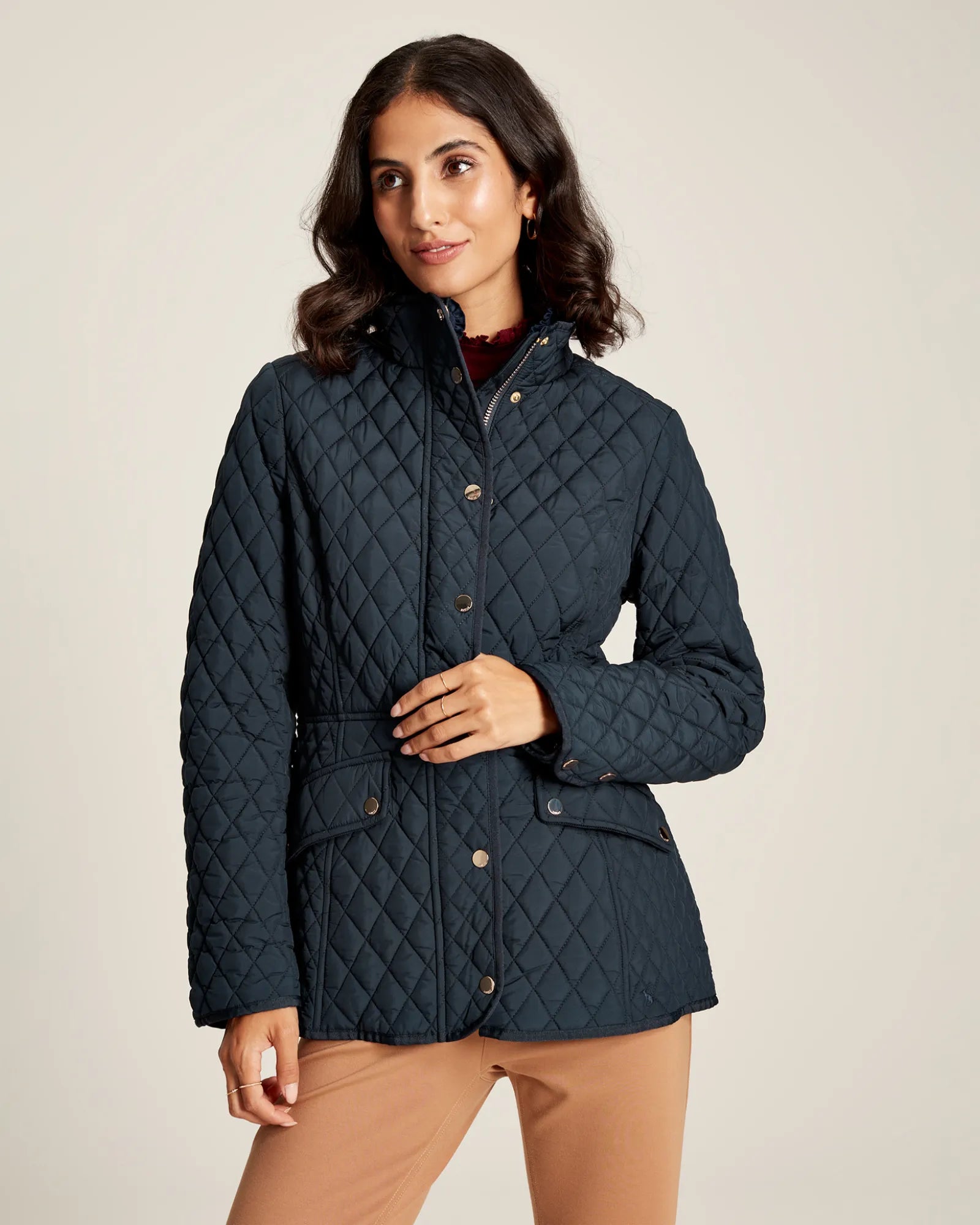 Allendale Navy Quilted Jacket