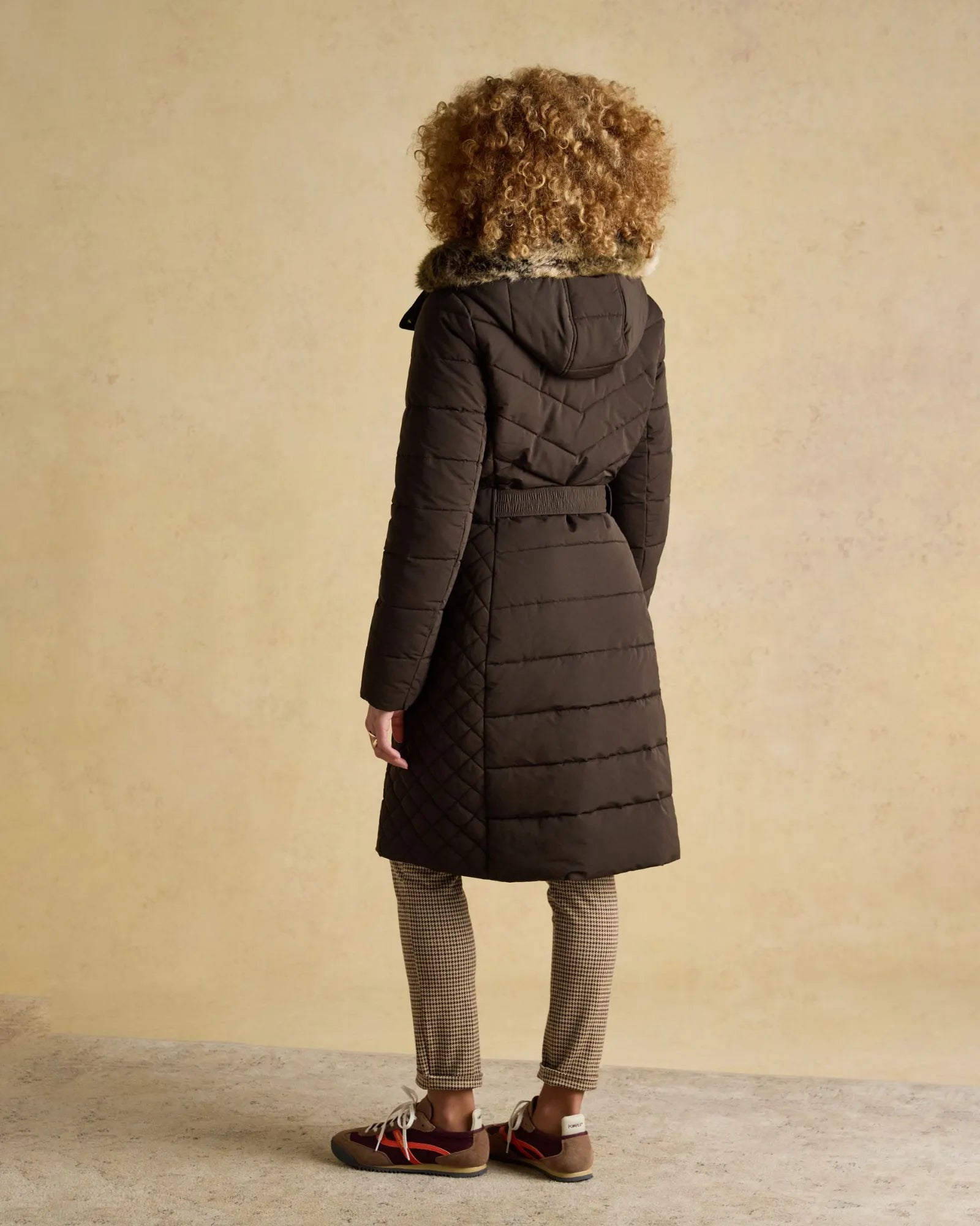 Aspen Long Coat - Brown