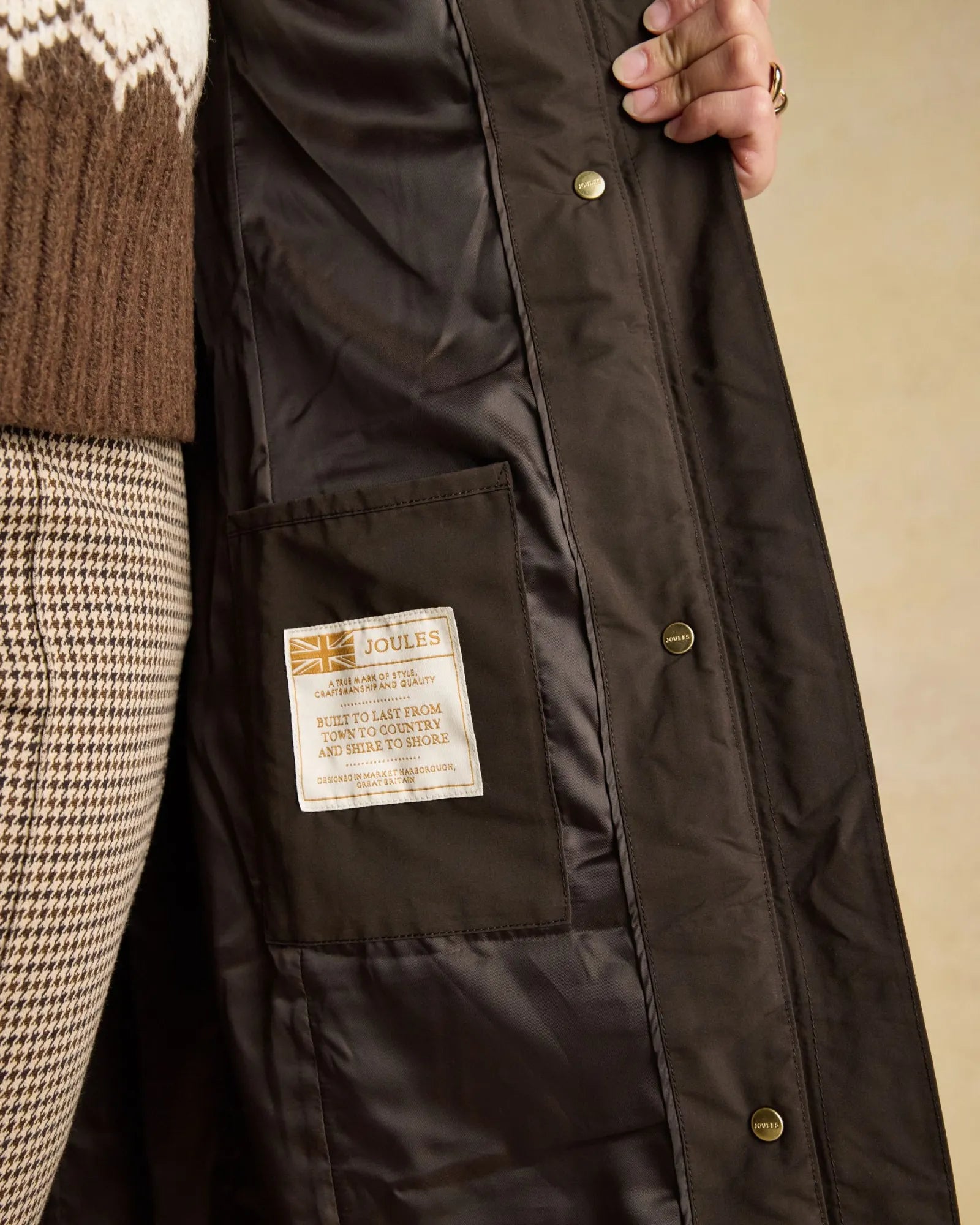 Aspen Long Coat - Brown