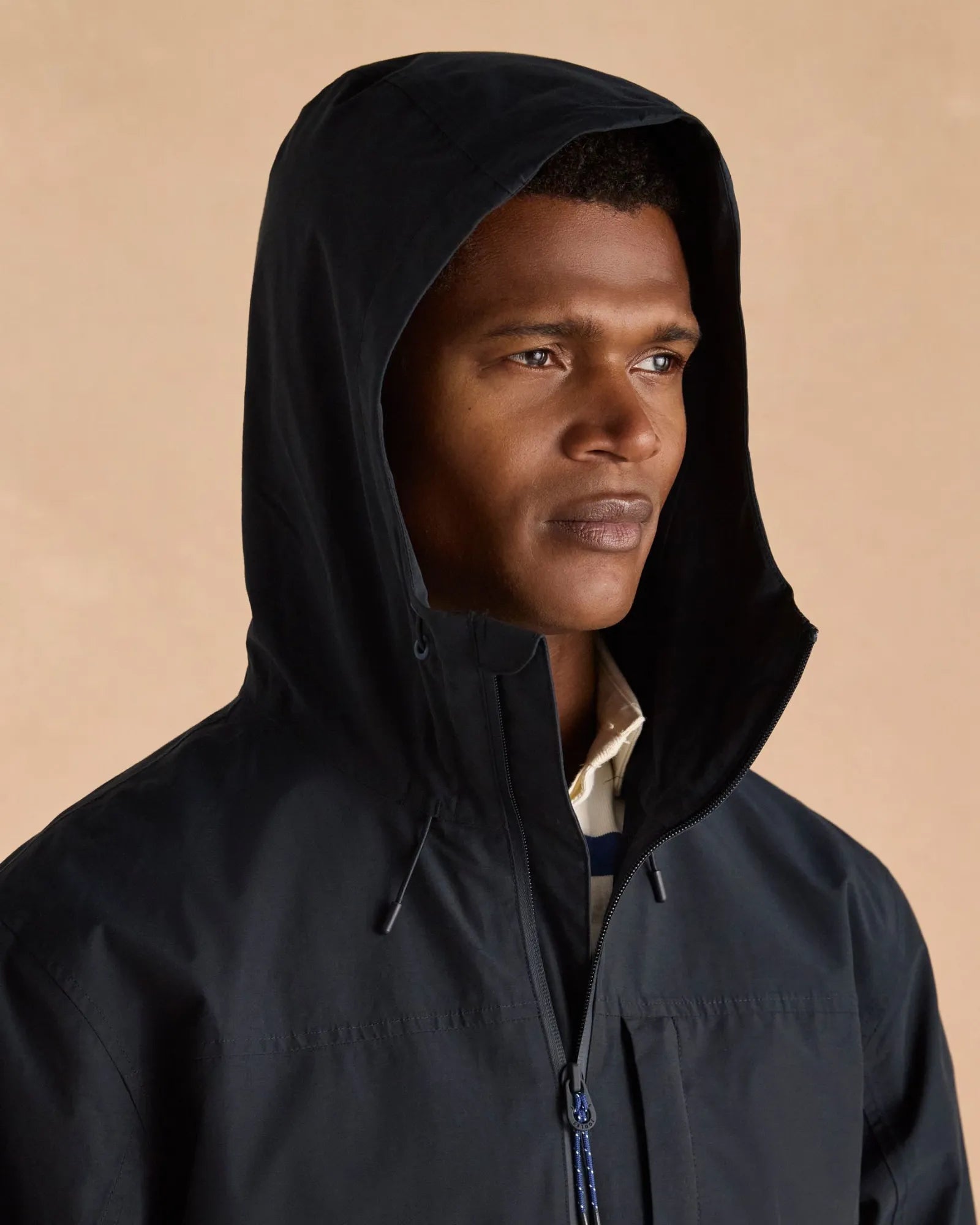 Ayston Coat - Navy Blue