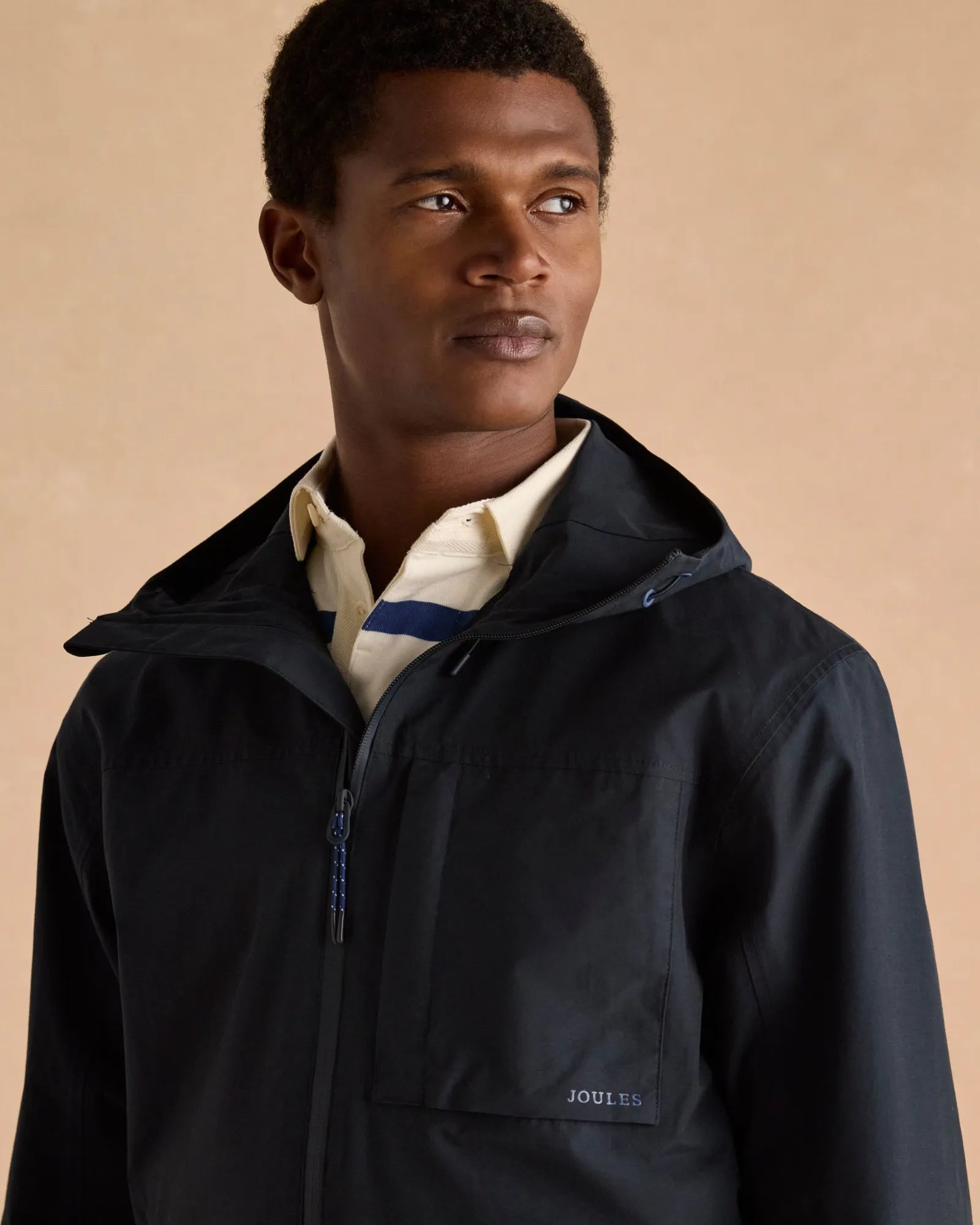 Ayston Coat - Navy Blue