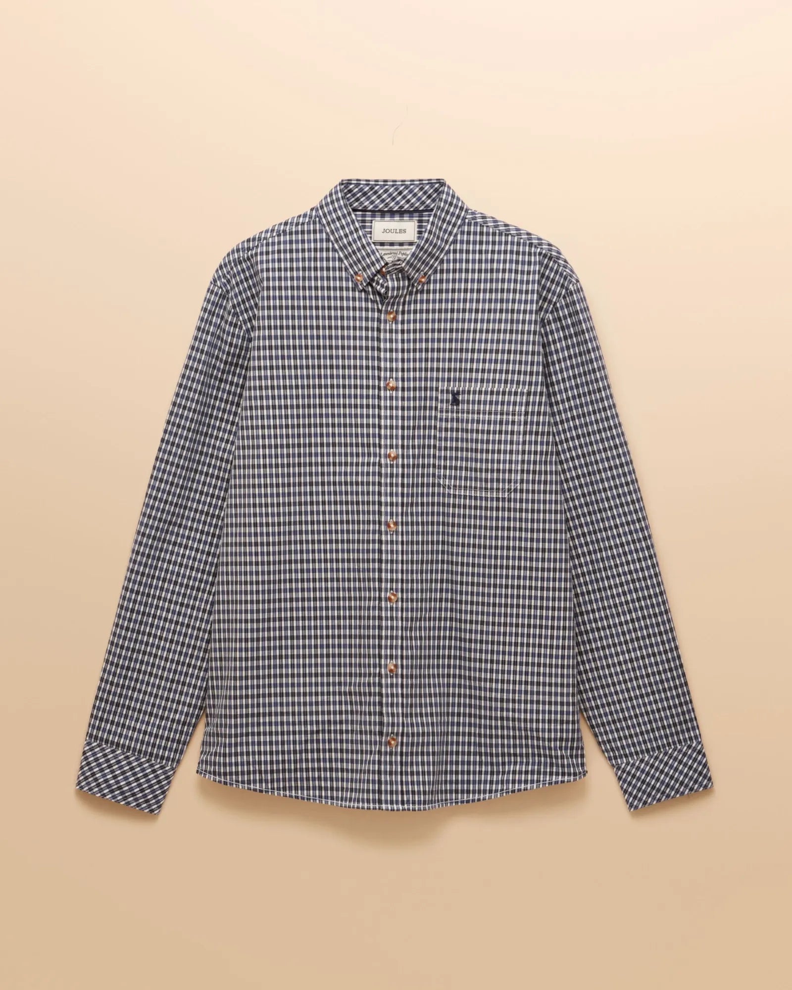 Classic Poplin Check Shirt - Blue