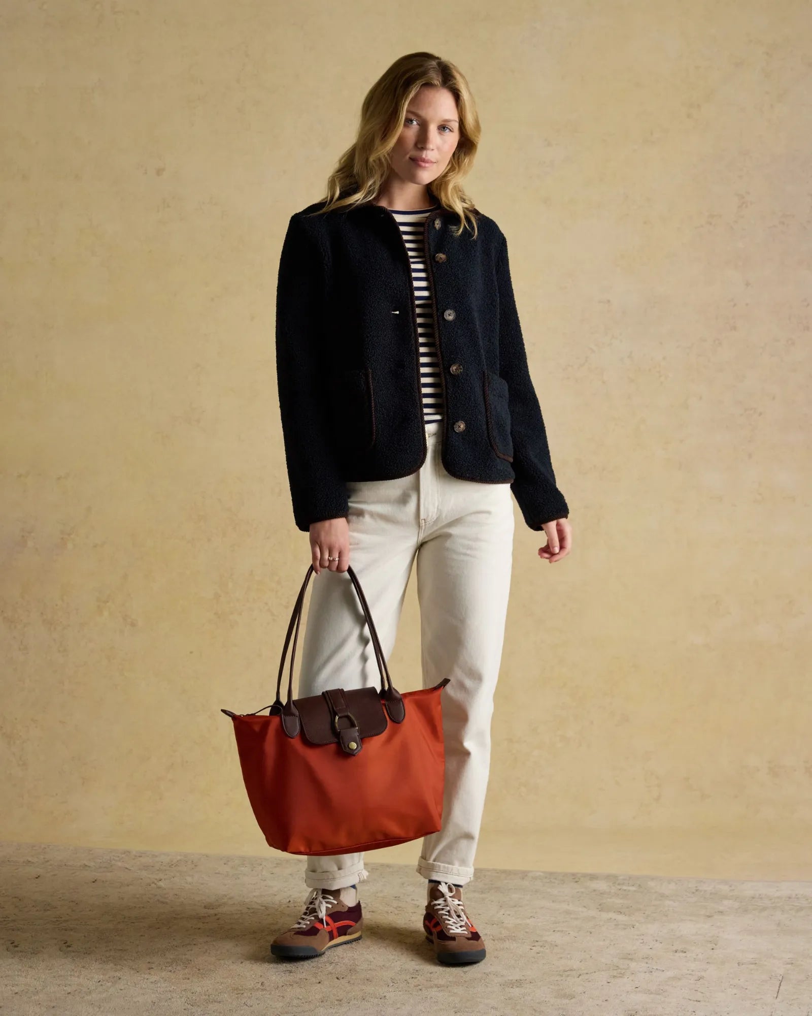 Edie Shopper Bag - Orange