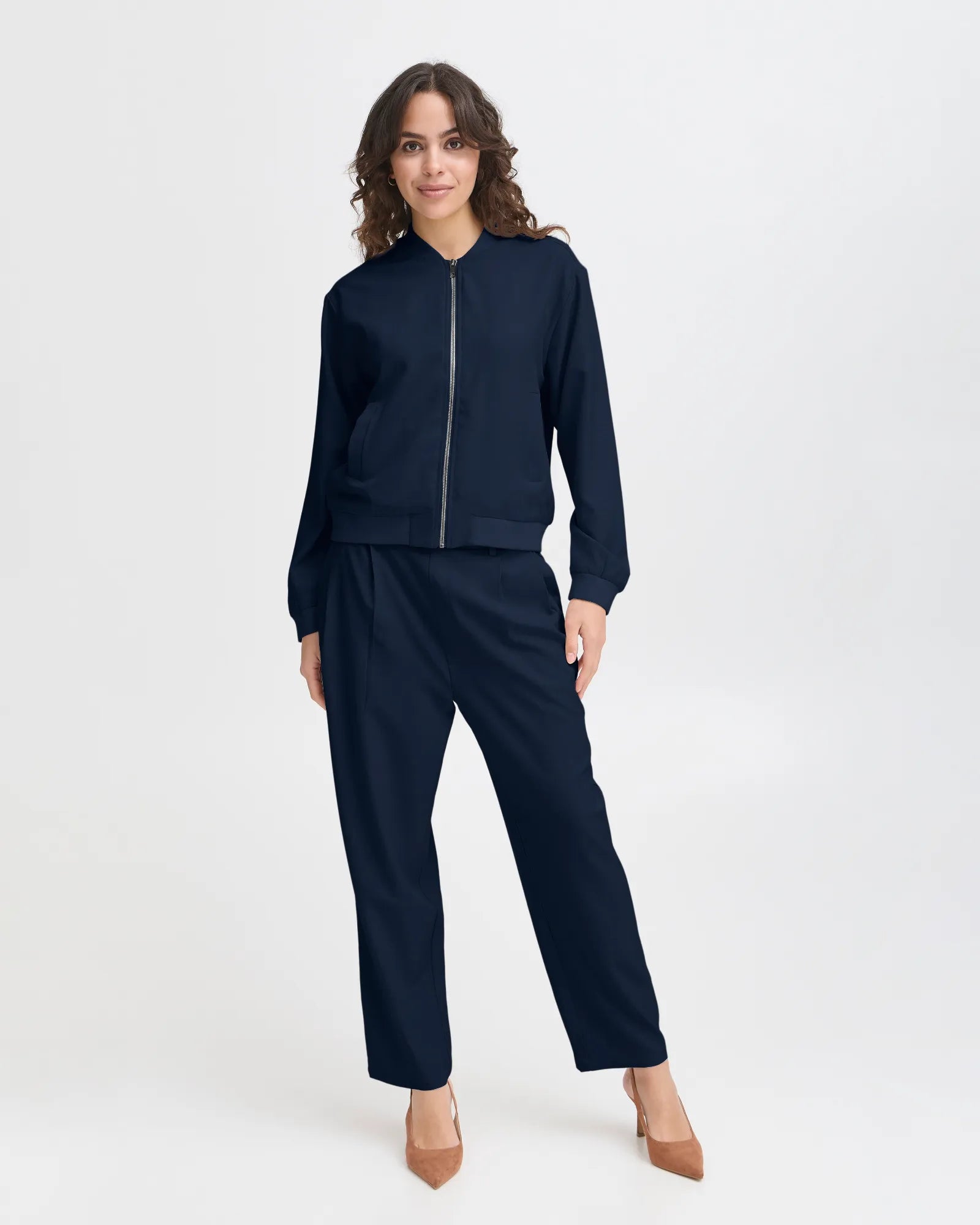 FRMAREENA Jacket - Navy Blazer Melange