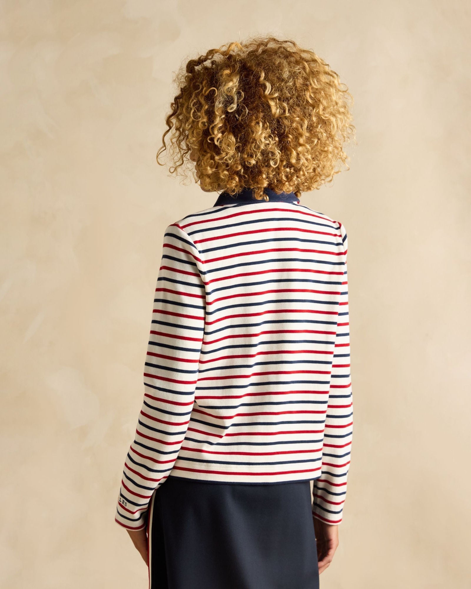 Harbour Cardigan - Blue/Red