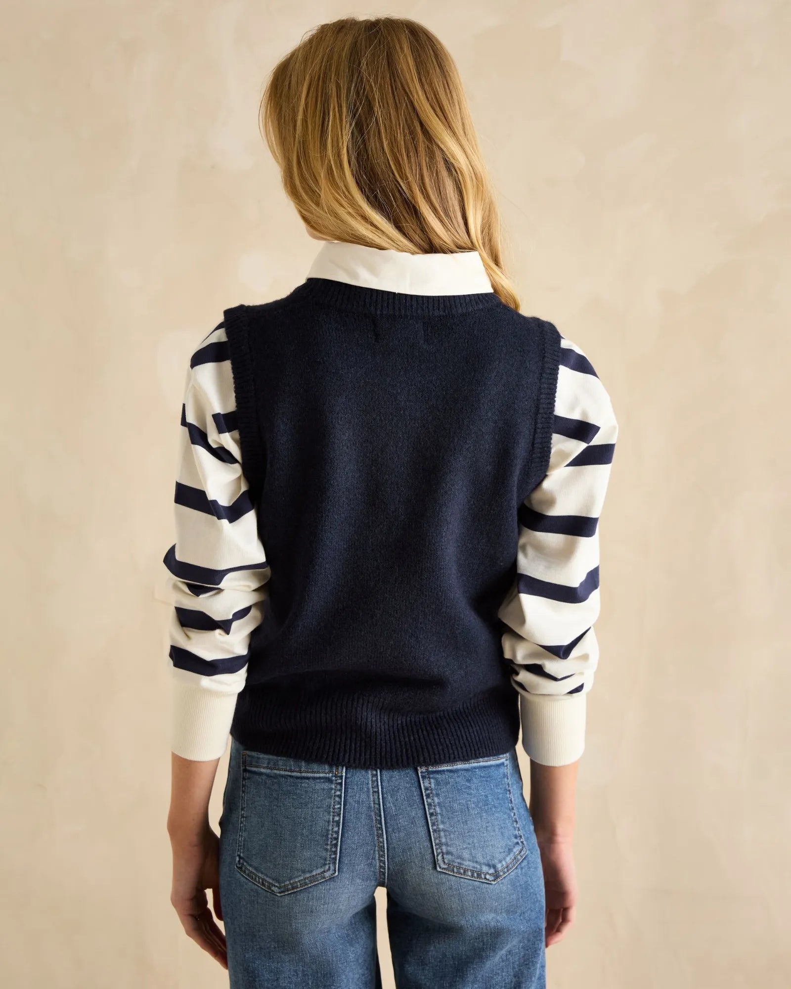 Holly Vest - Navy