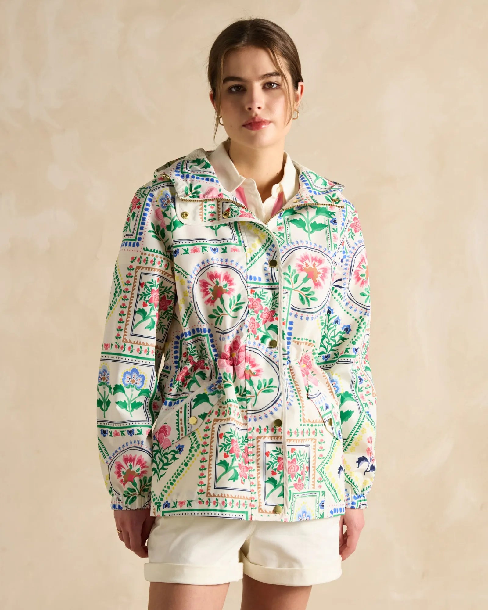 Holt Raincoat - Mosaic Floral