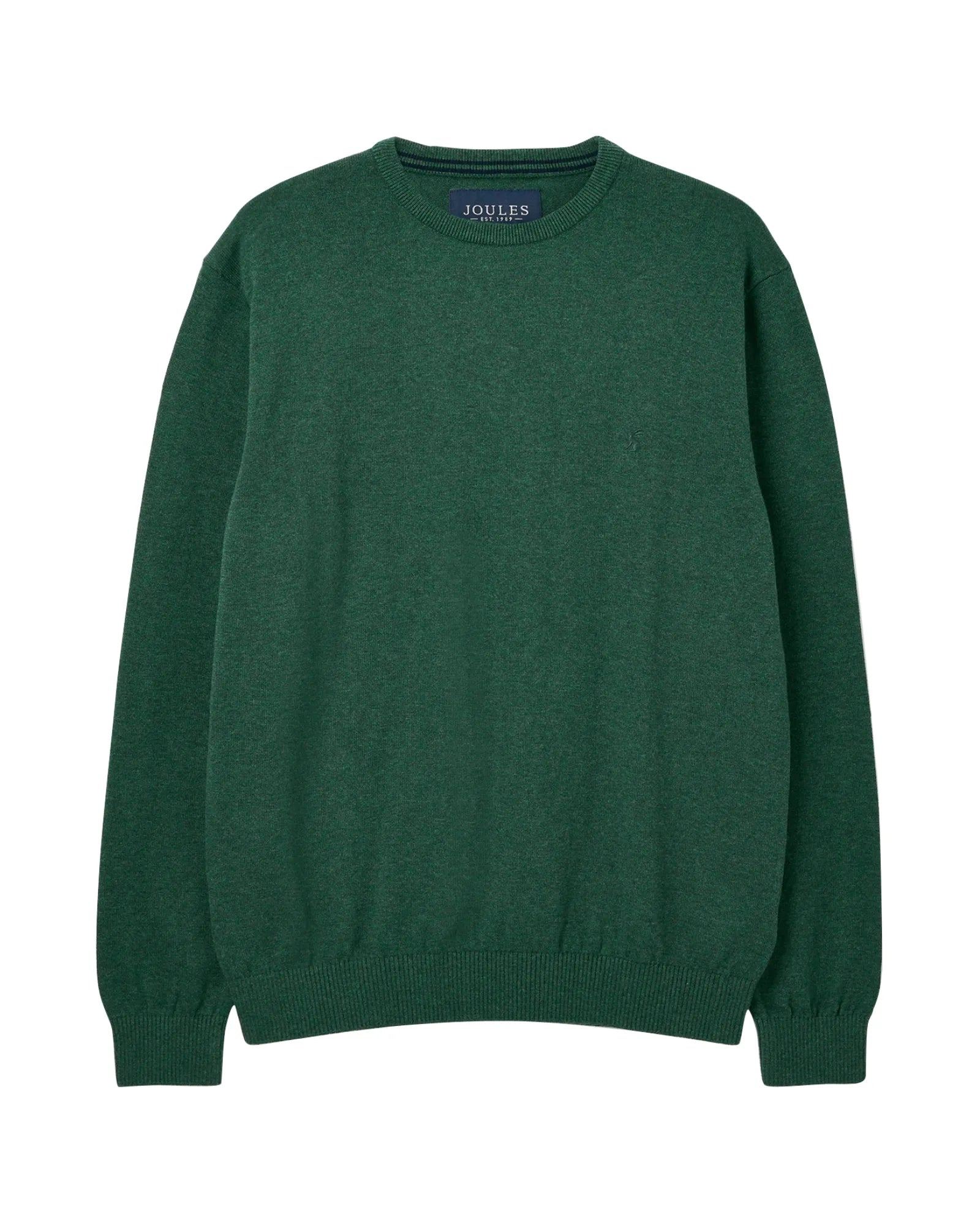 Jarvis Green Crew Neck Knitted Jumper