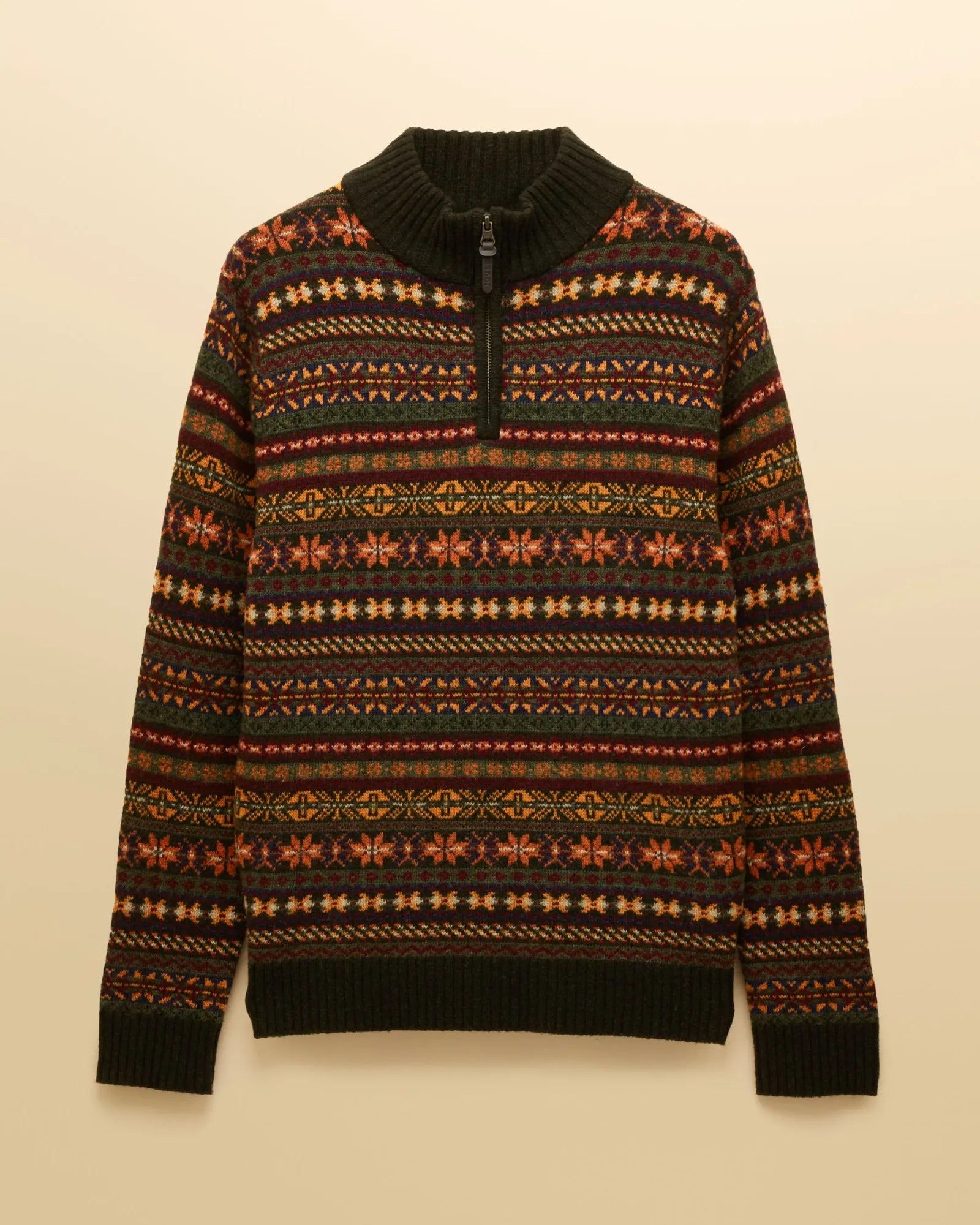 Milligan Quarter Zip Jumper - Green