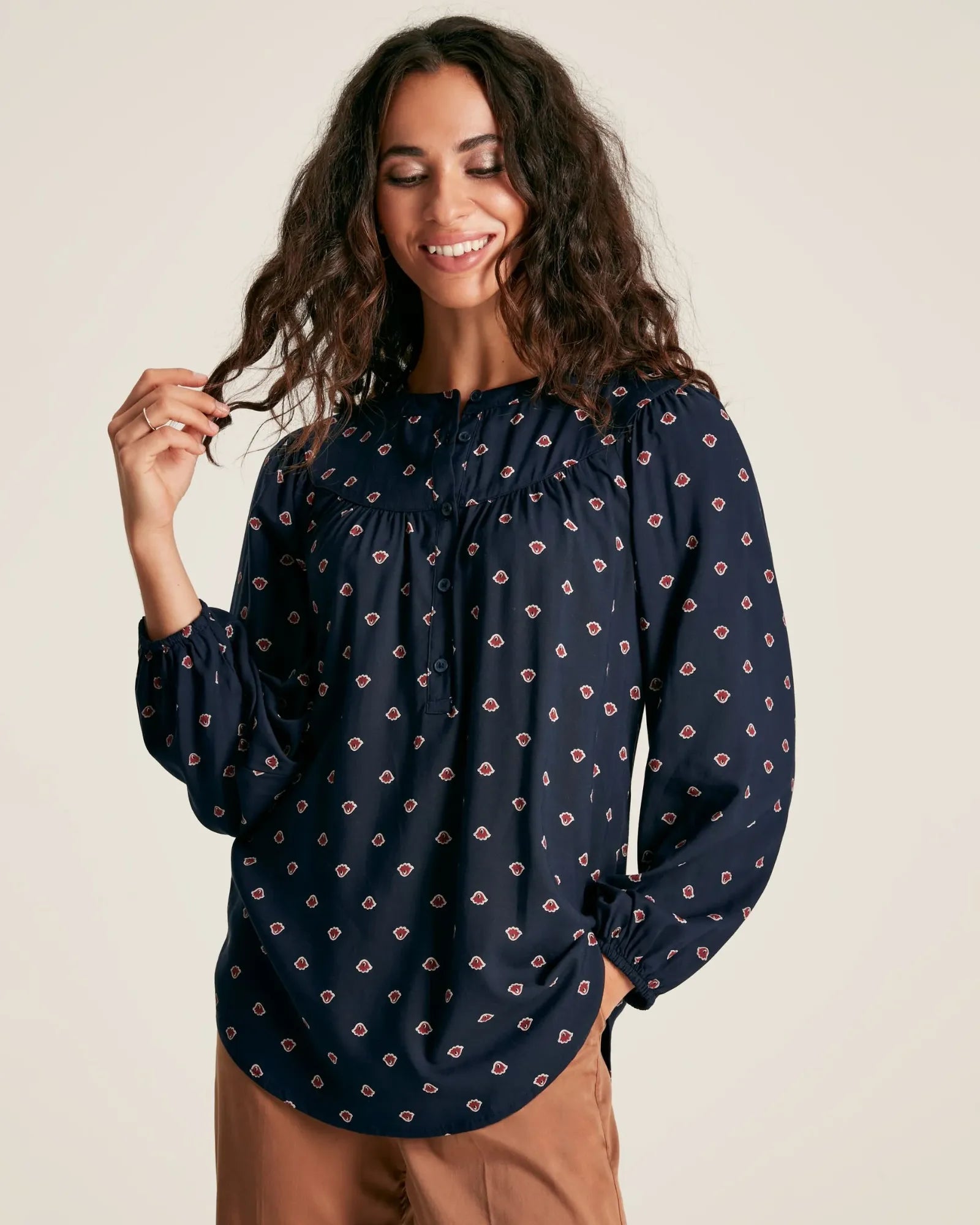 Myra Blouse - French Navy