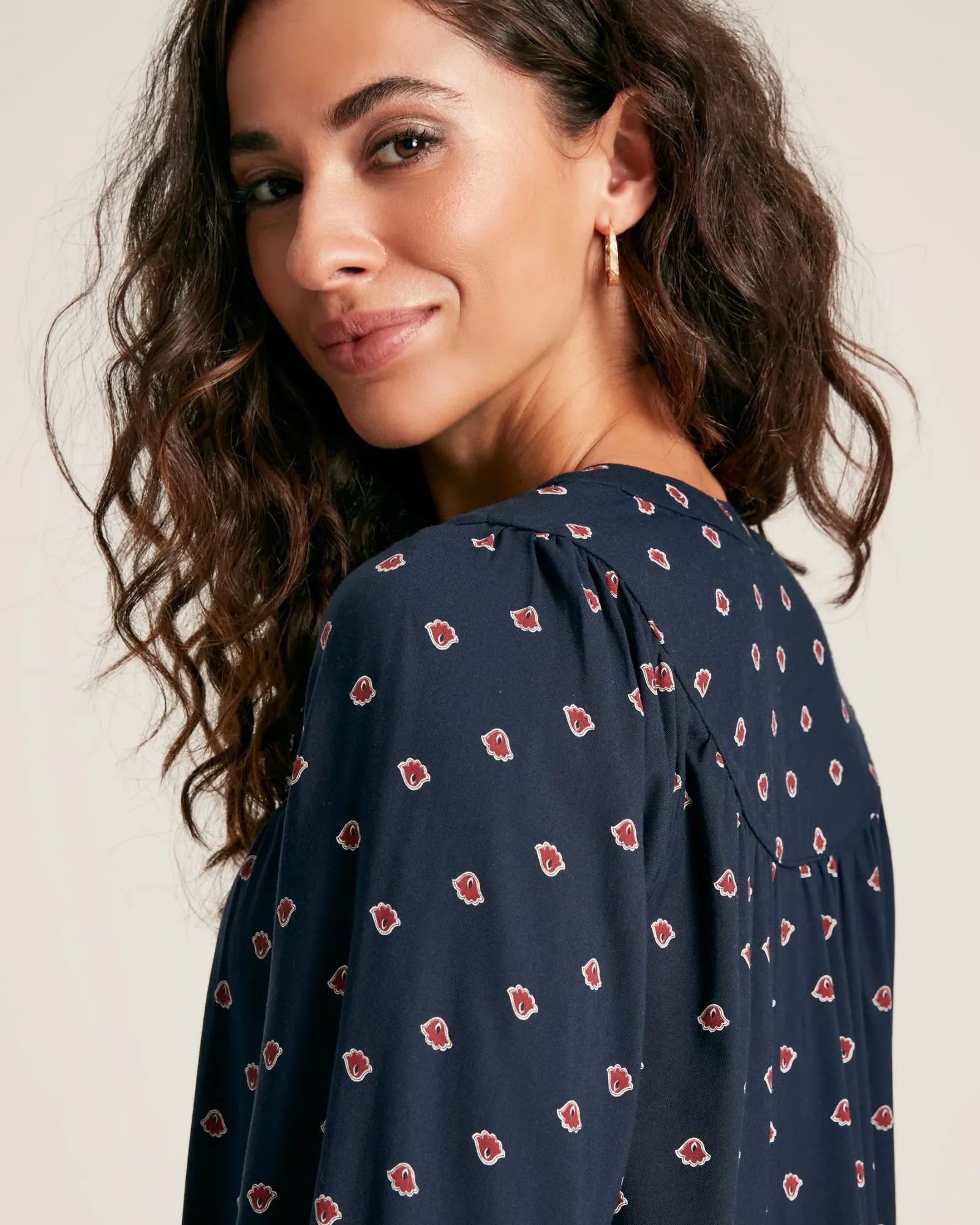 Myra Blouse - French Navy