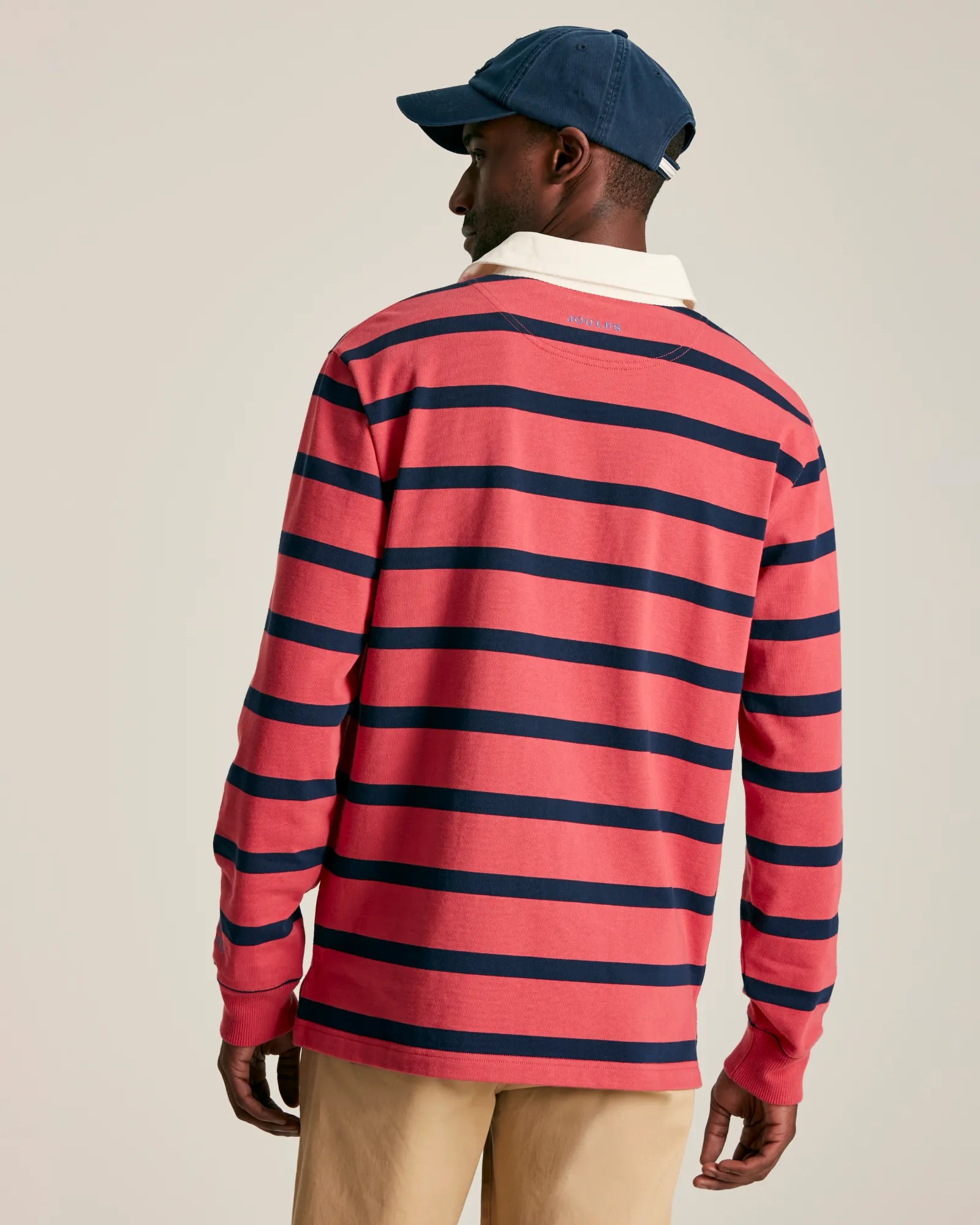 Onside Pink/Navy Striped Rugby Shirt