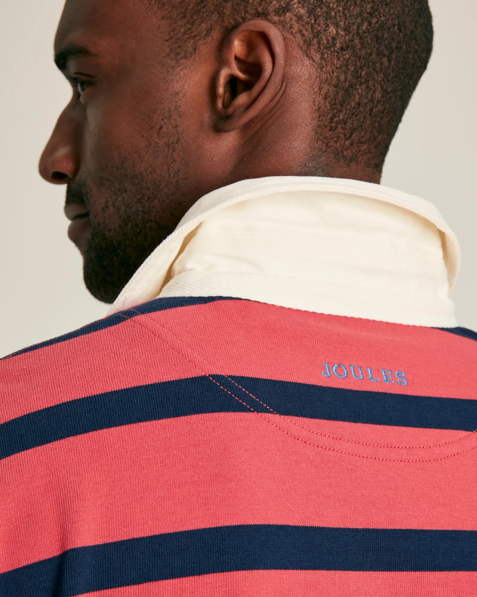 Onside Pink/Navy Striped Rugby Shirt