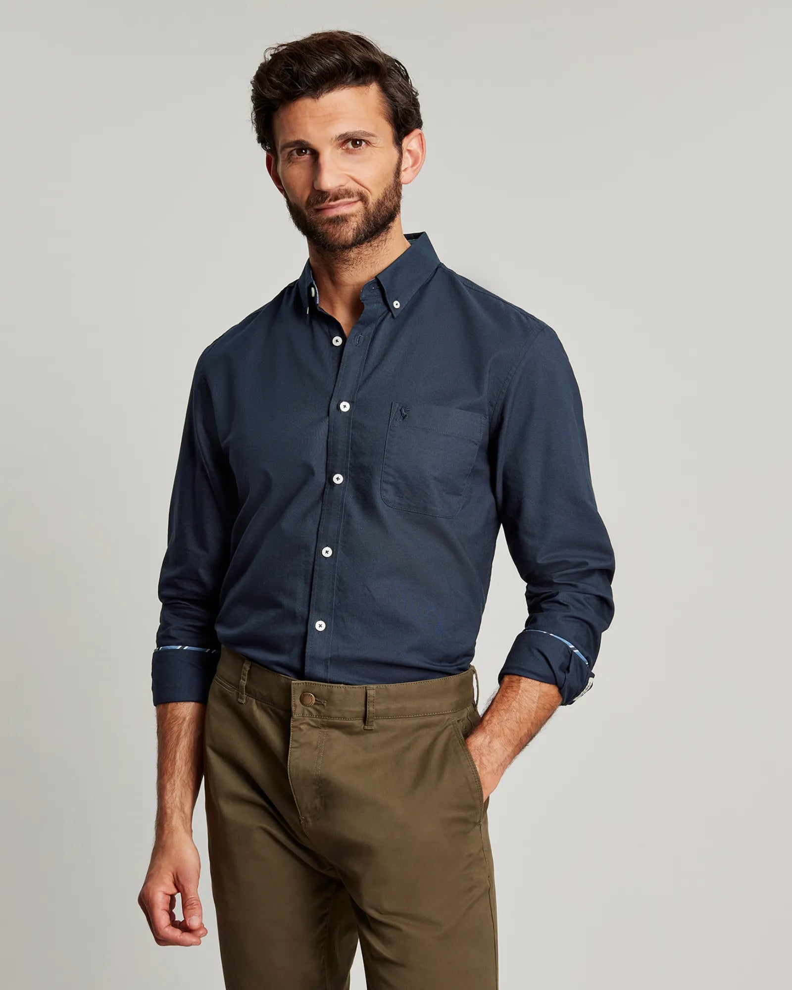 Oxford Navy Classic Fit Shirt
