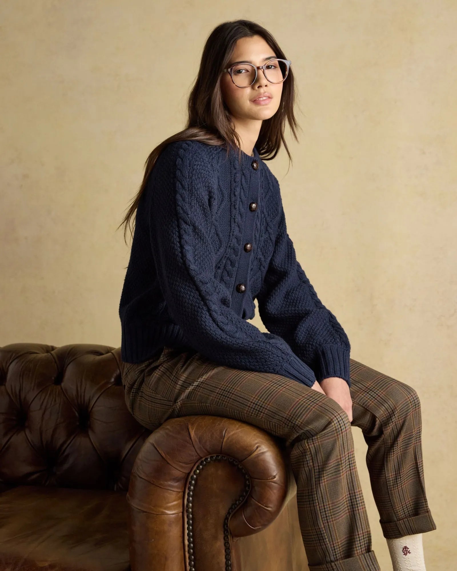 Rafferty Cardigan - Navy
