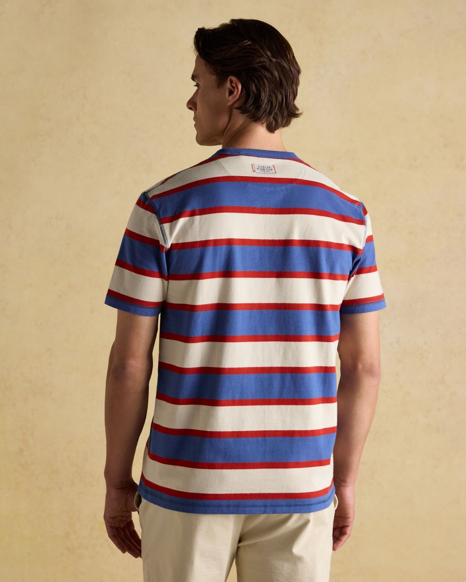 Rugby Club T-Shirt - White/Blue/Red