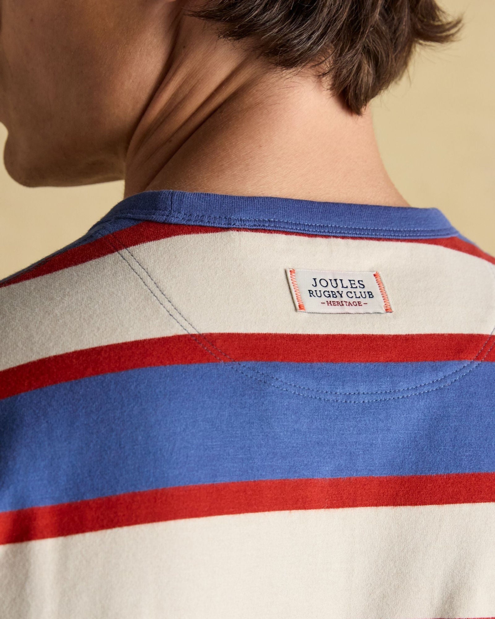 Rugby Club T-Shirt - White/Blue/Red