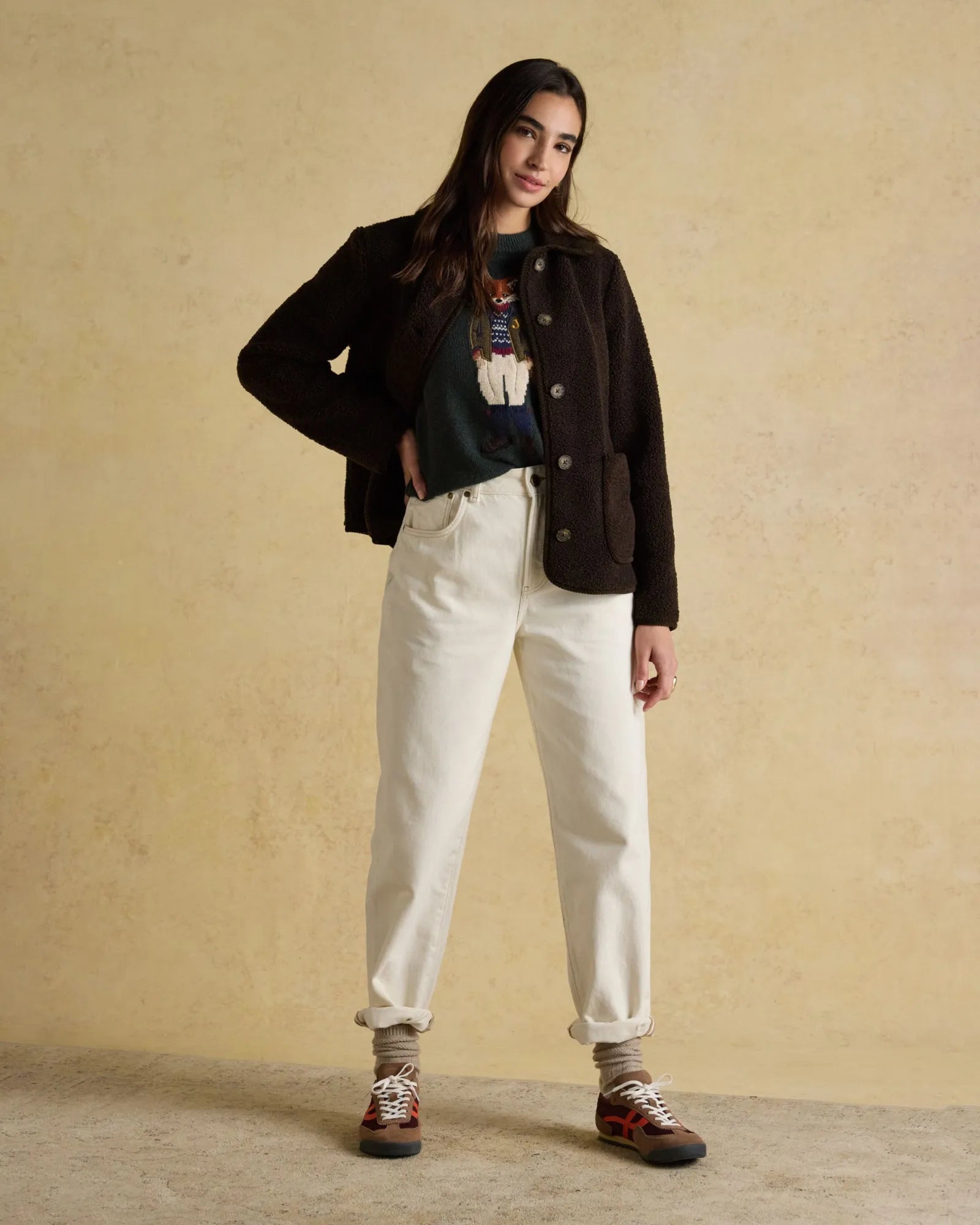 Sadie Fleece Jacket - Chocolate