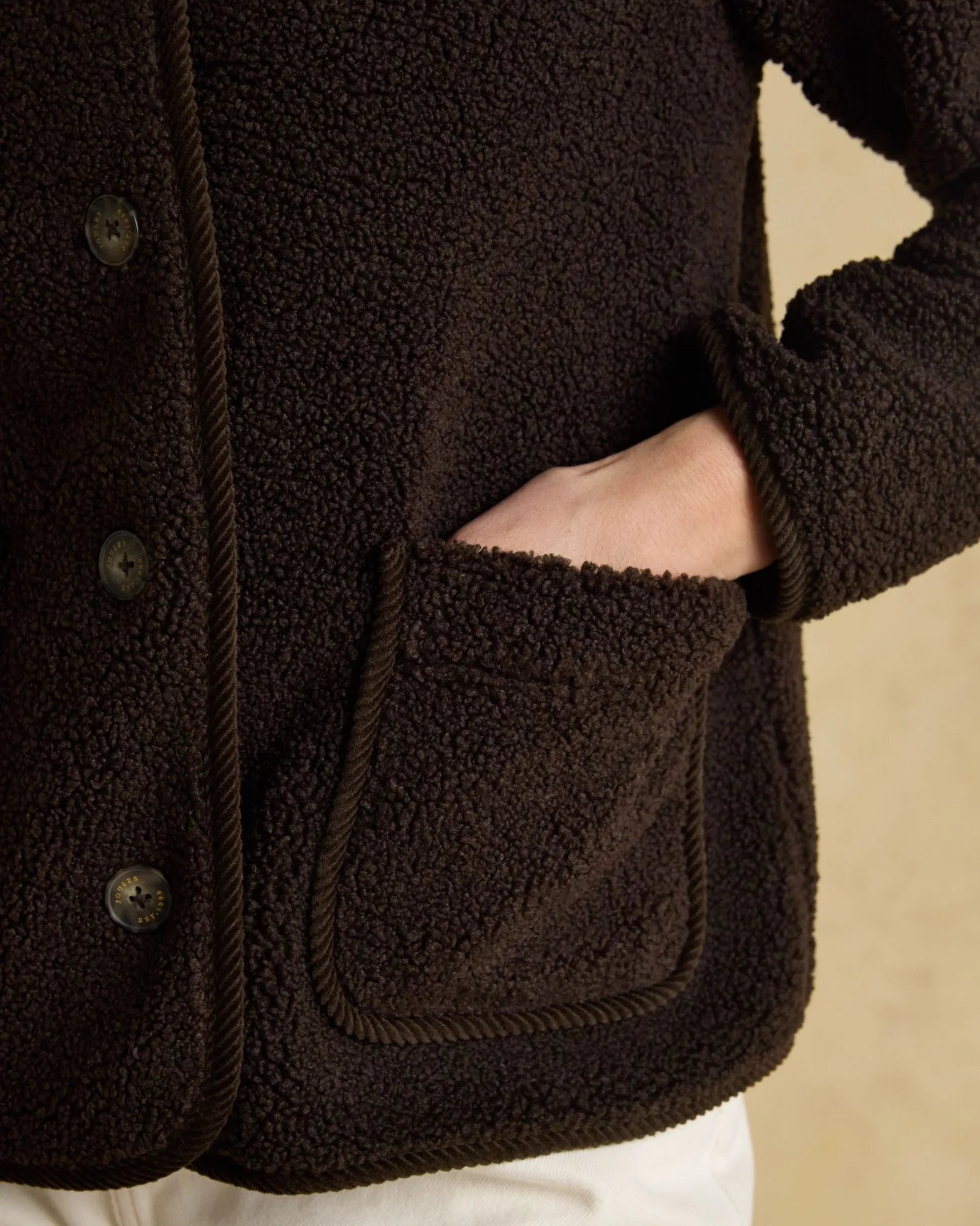 Sadie Fleece Jacket - Chocolate