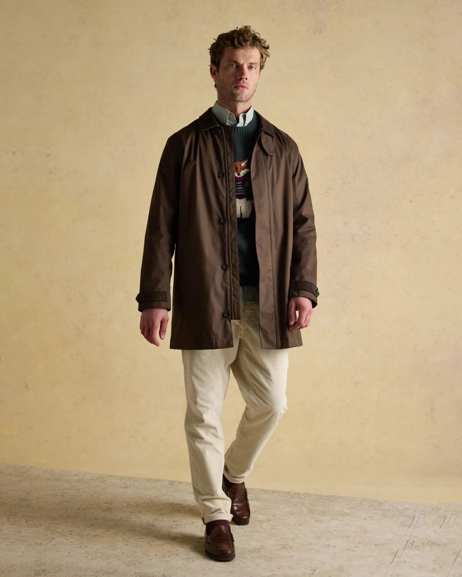 Sandford Raincoat - Brown