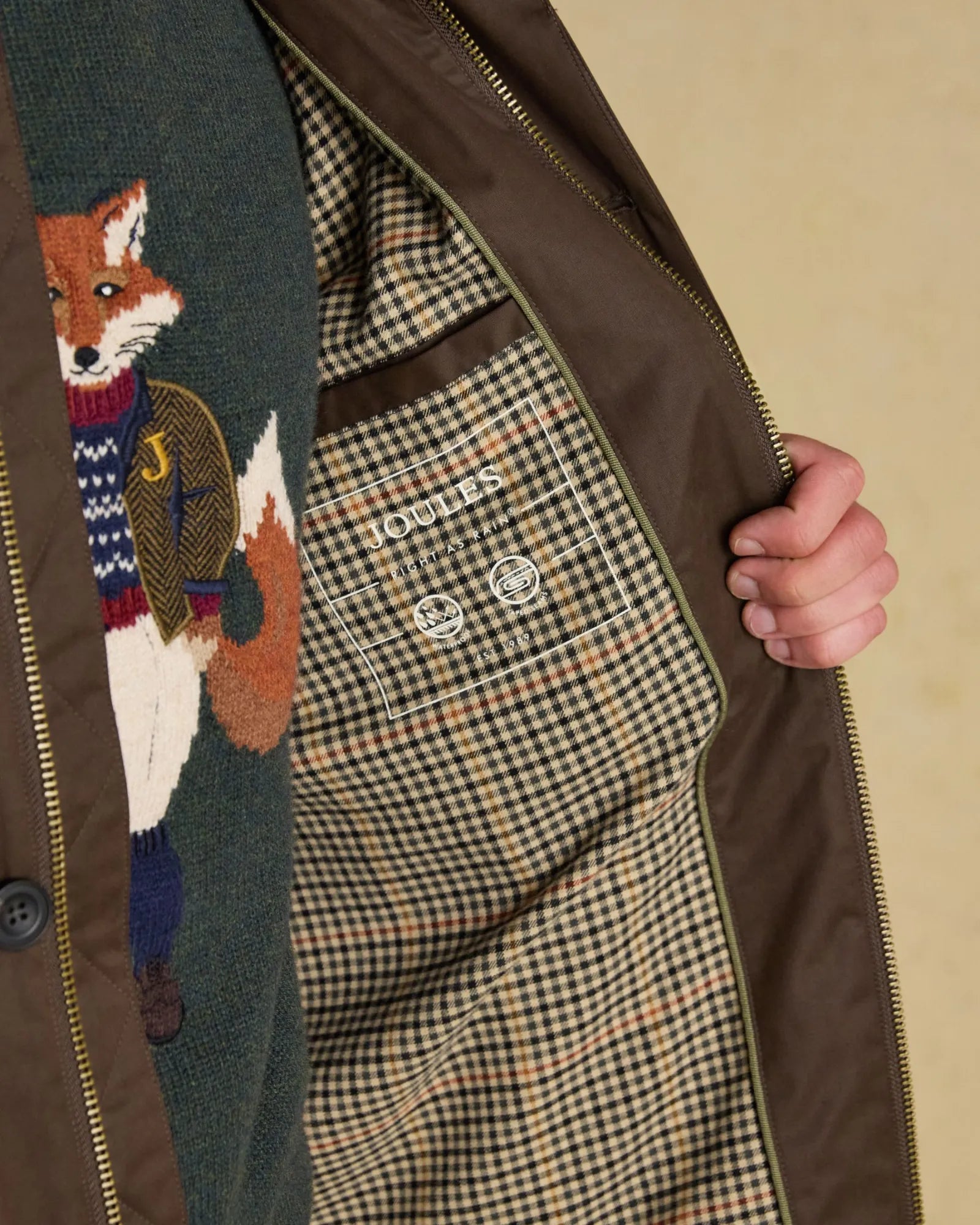Sandford Raincoat - Brown