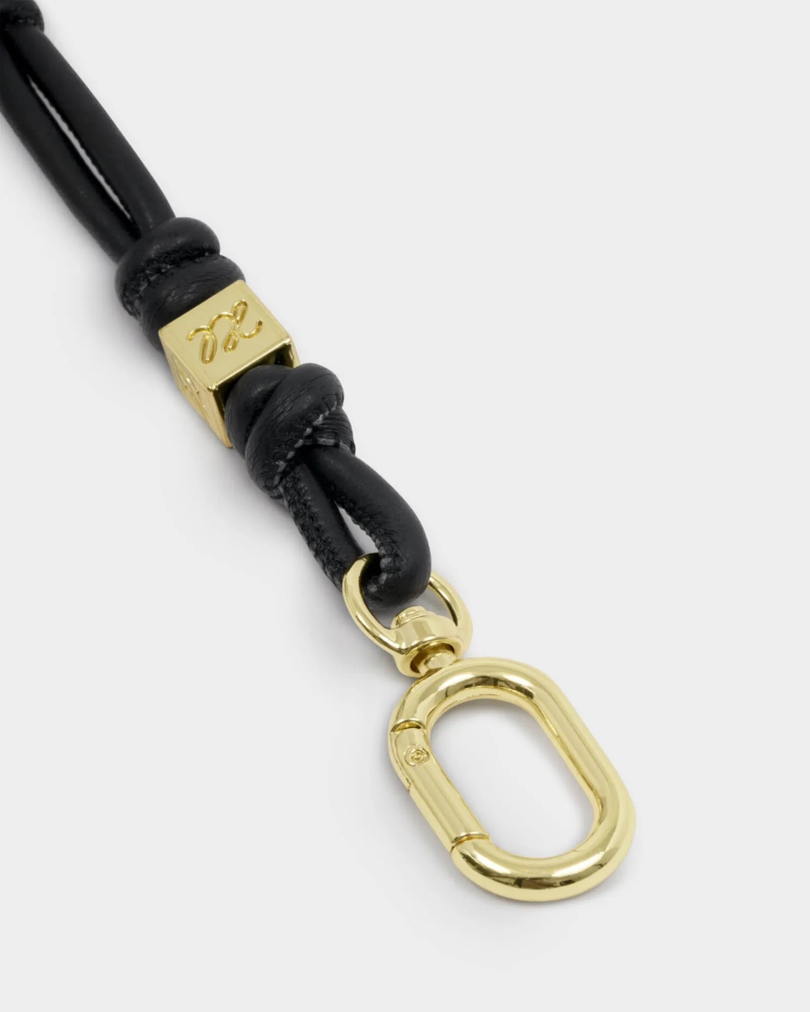 Gia Bag Charm Keyring - Black