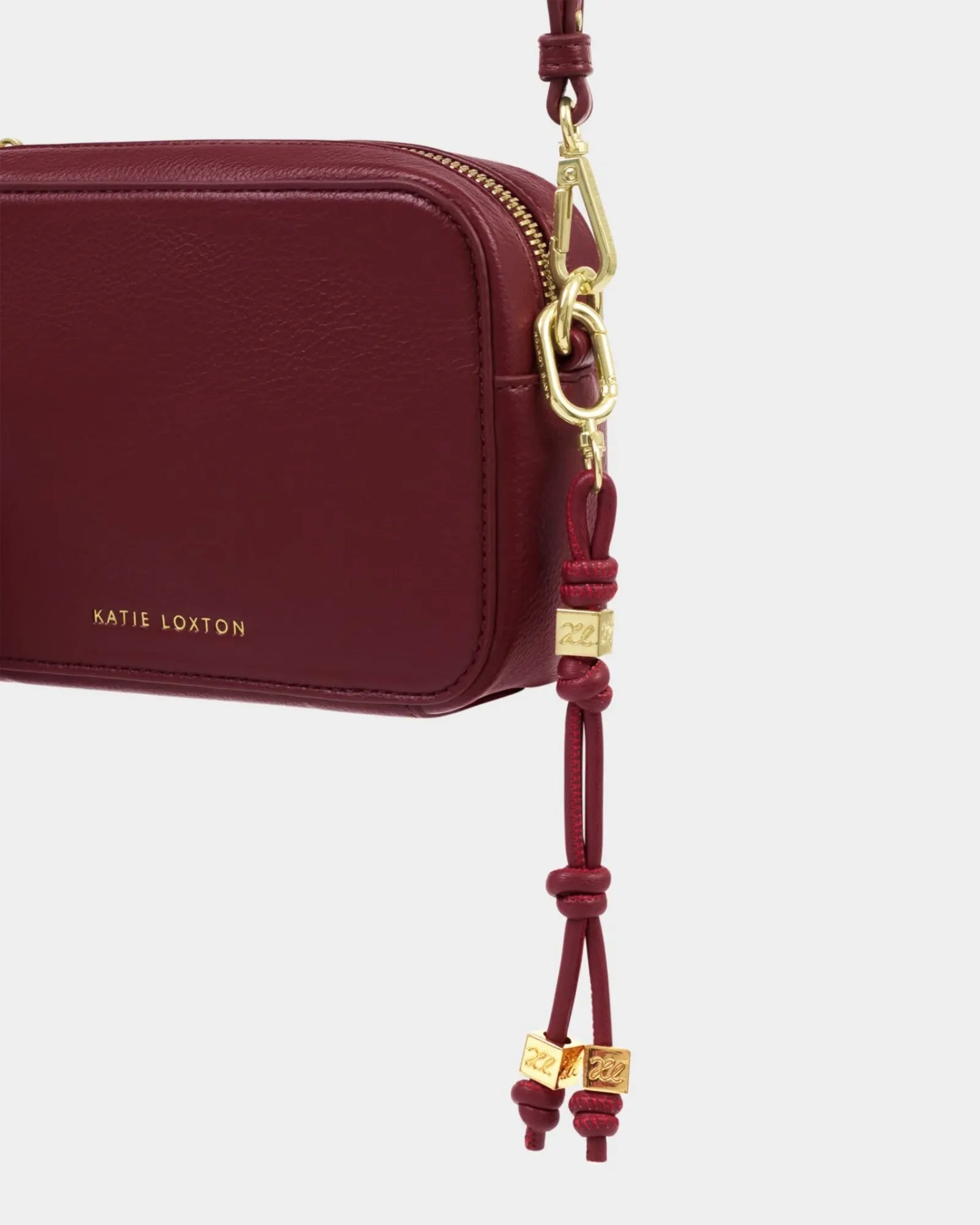 Gia Bag Charm Keyring - Cherry