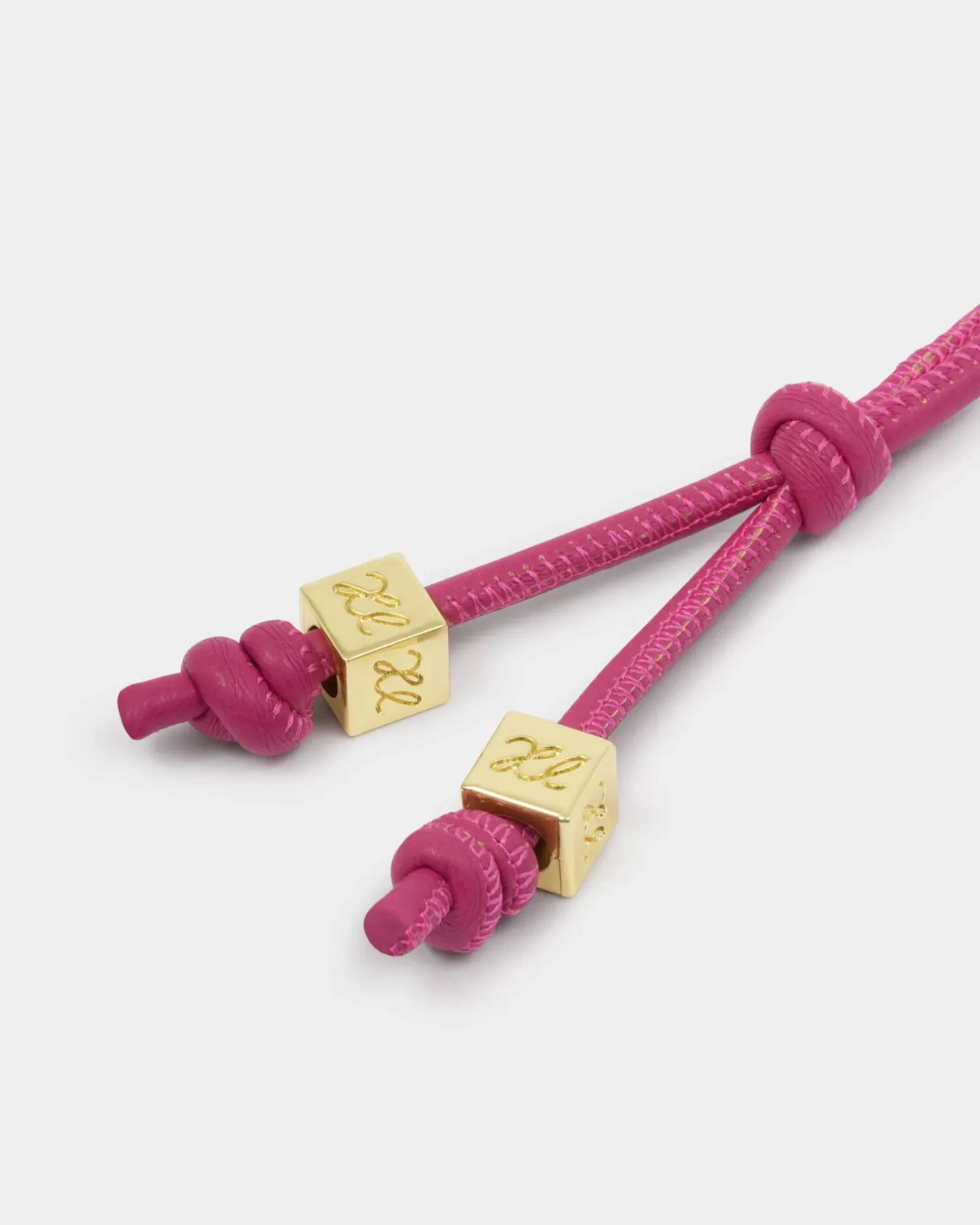 Gia Bag Charm Keyring - Fuchsia