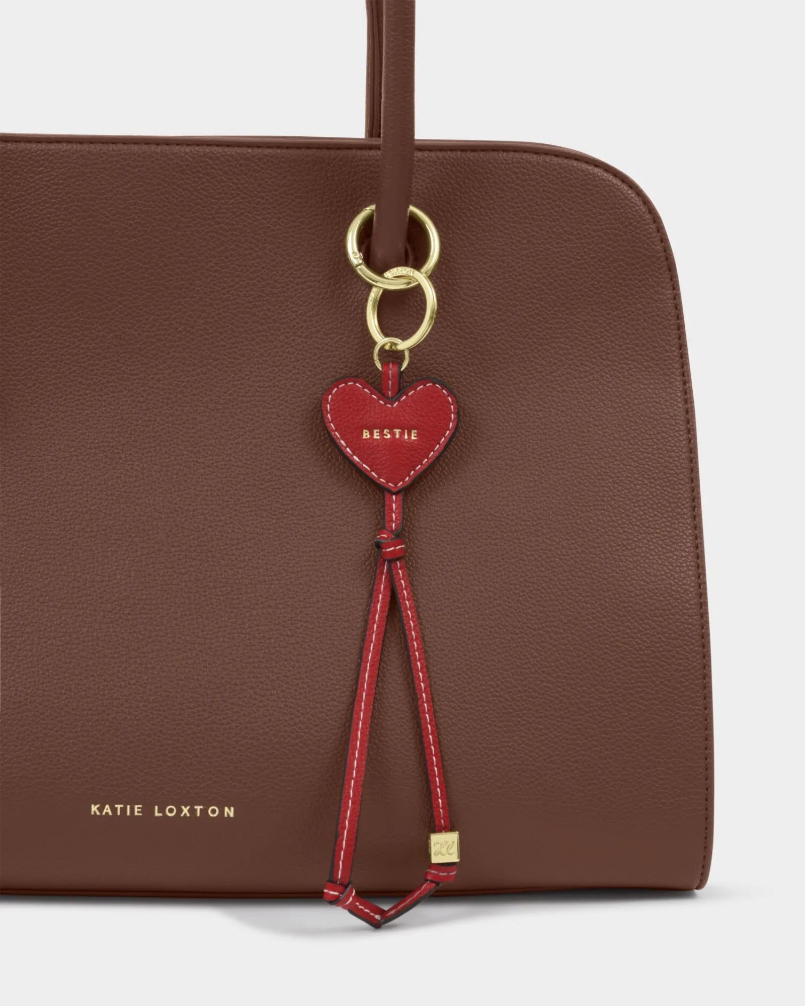 Heart Bag Charm Keyring - Bestie