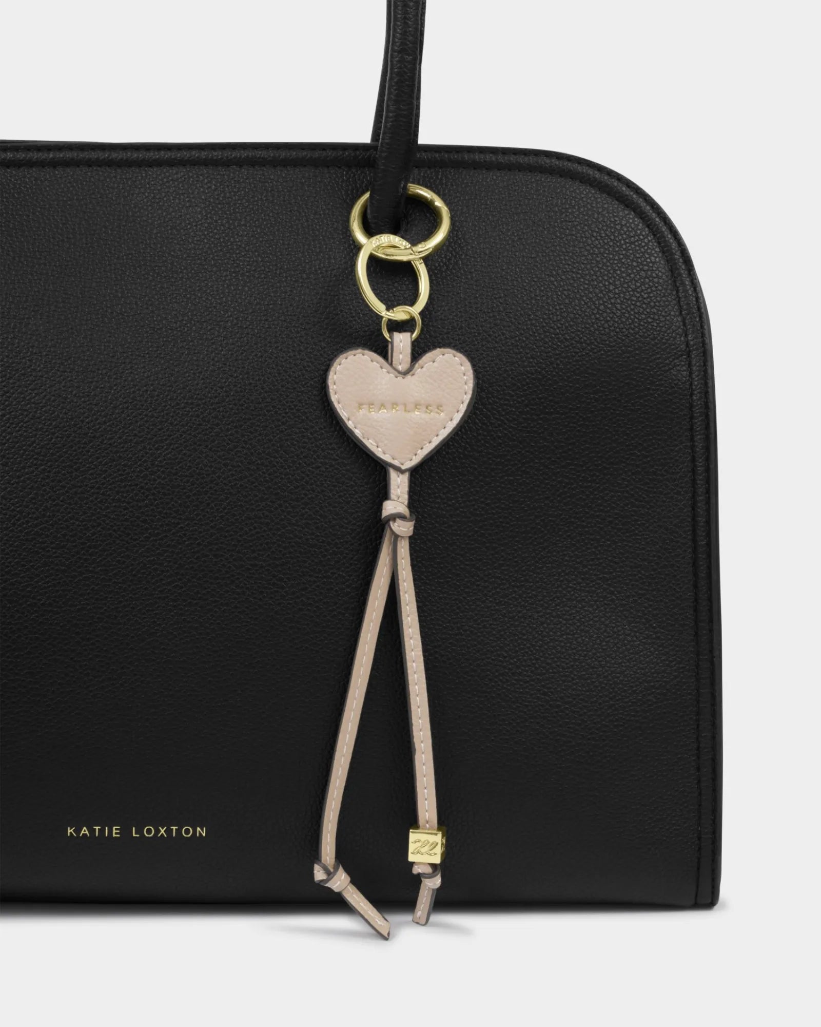 Heart Bag Charm Keyring - Fearless