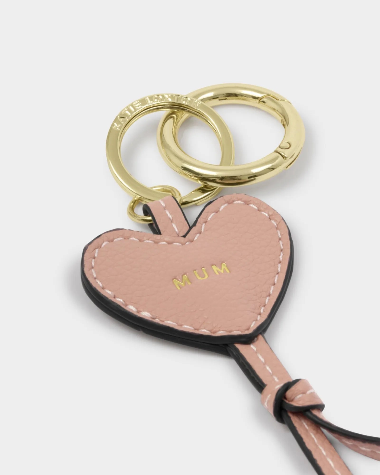 Heart Bag Charm Keyring - Mum
