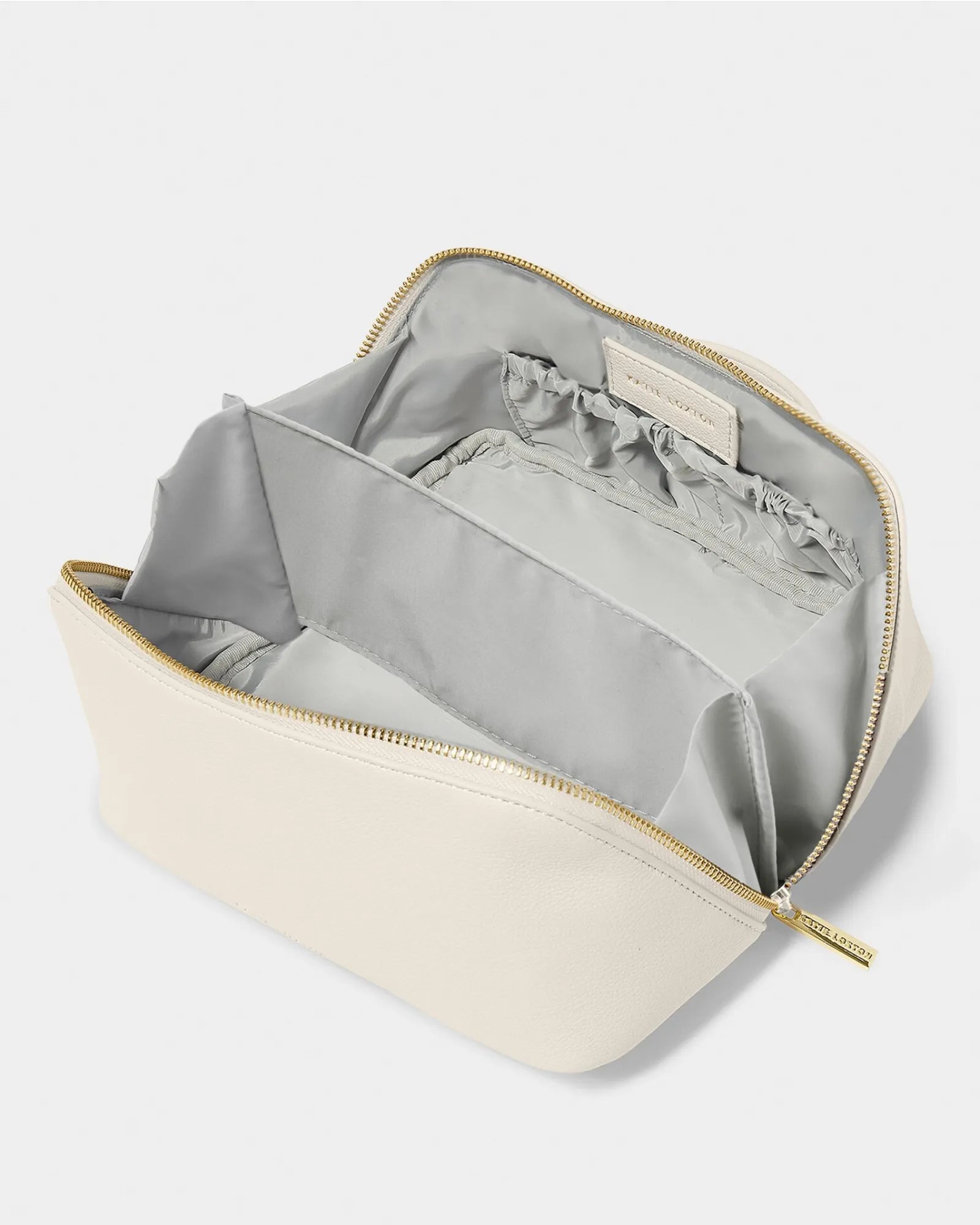 Medium Make Up & Wash Bag - Off White