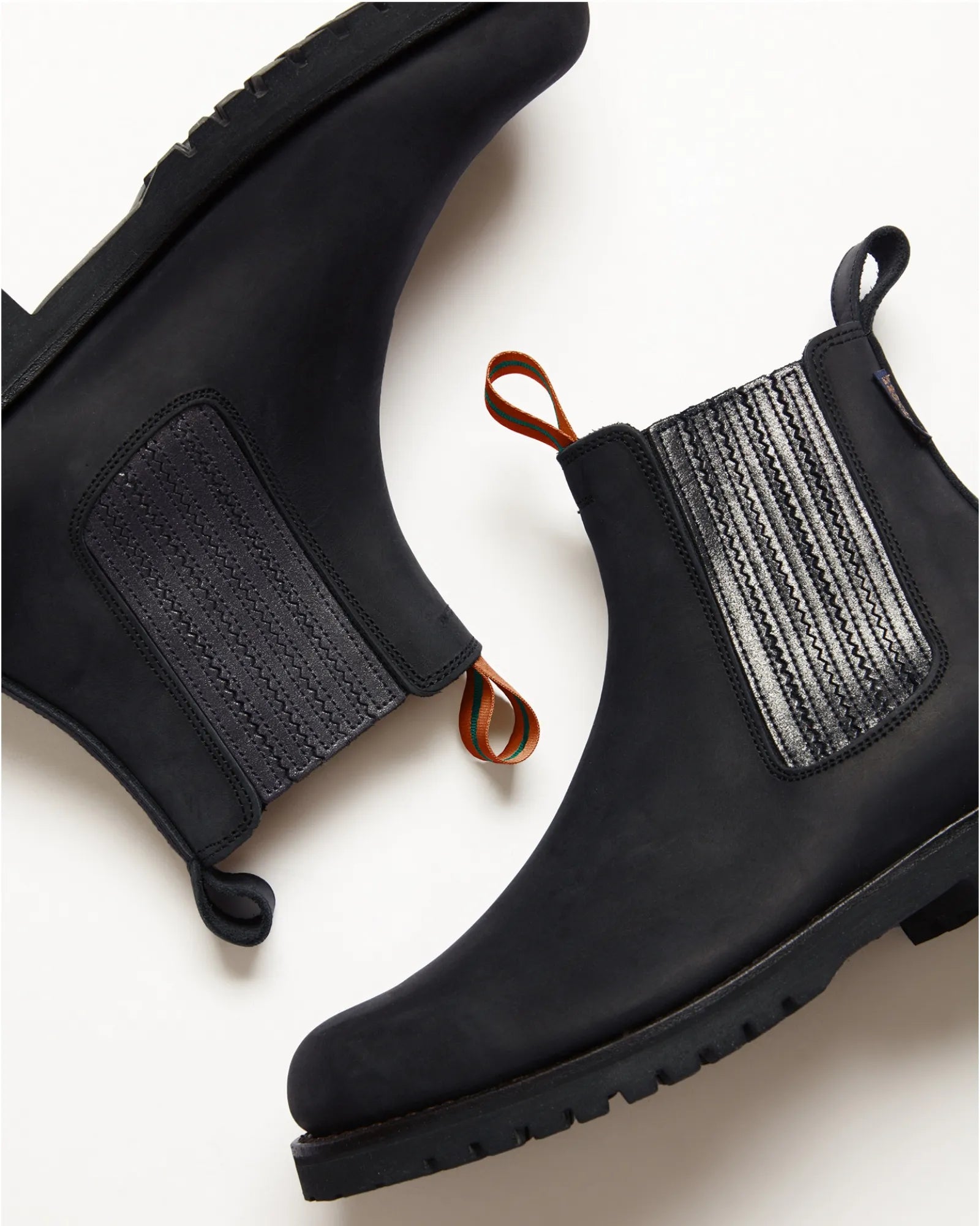 Oscar Leather Boot - Black/Gunmetal