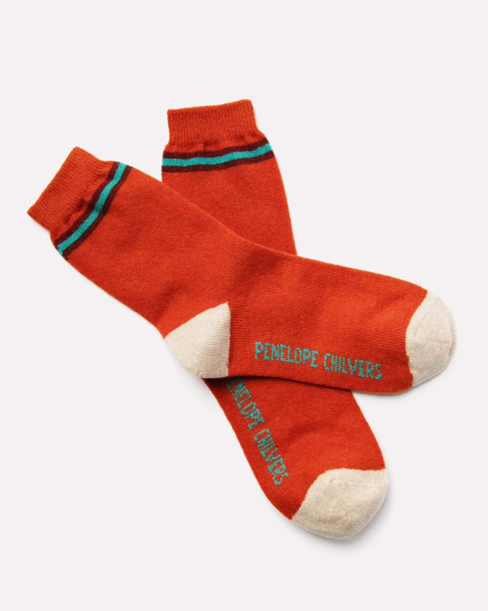 Wool Socks - Orange