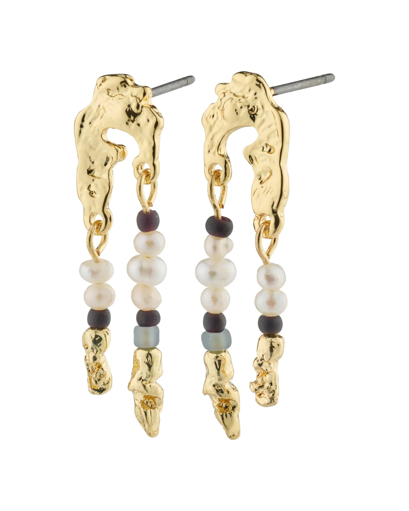 NIYA Recycled Earrings - Multi/Gold Plated