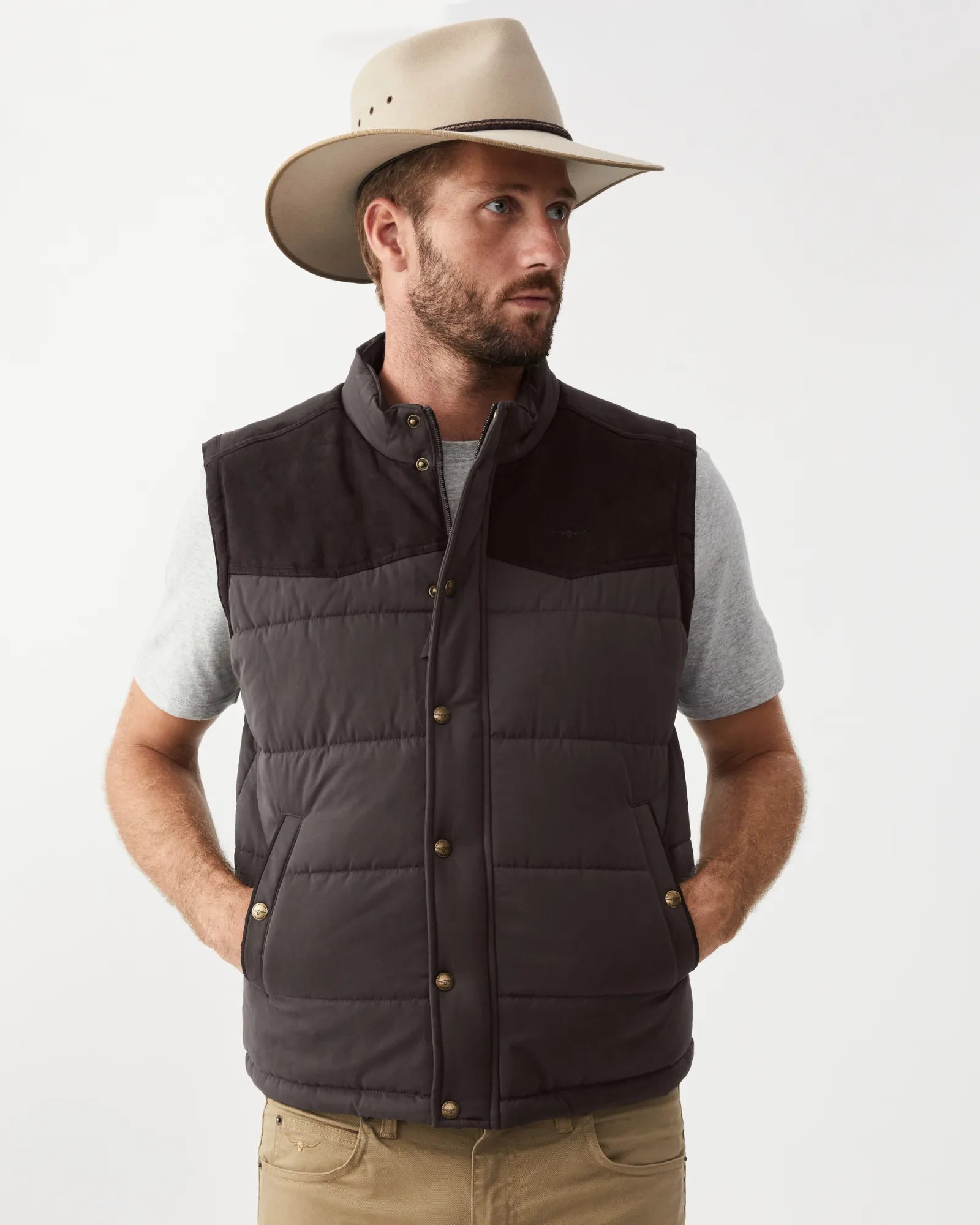 Carnarvon Vest - Chocolate