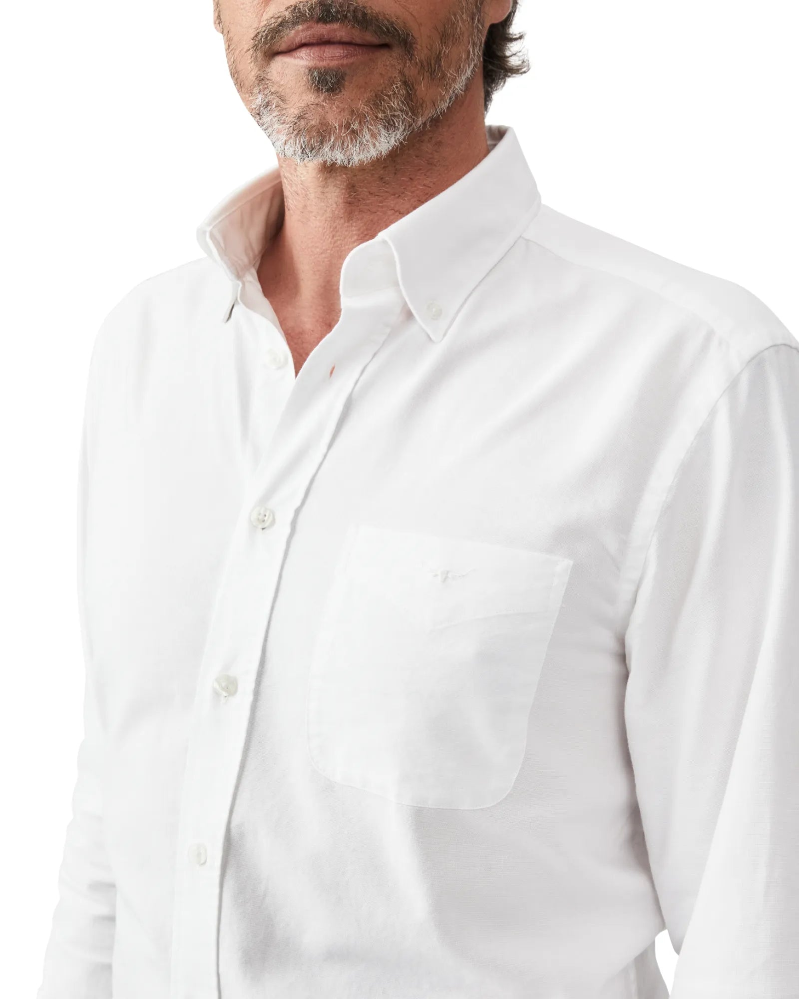 Collins Button Down Shirt - White