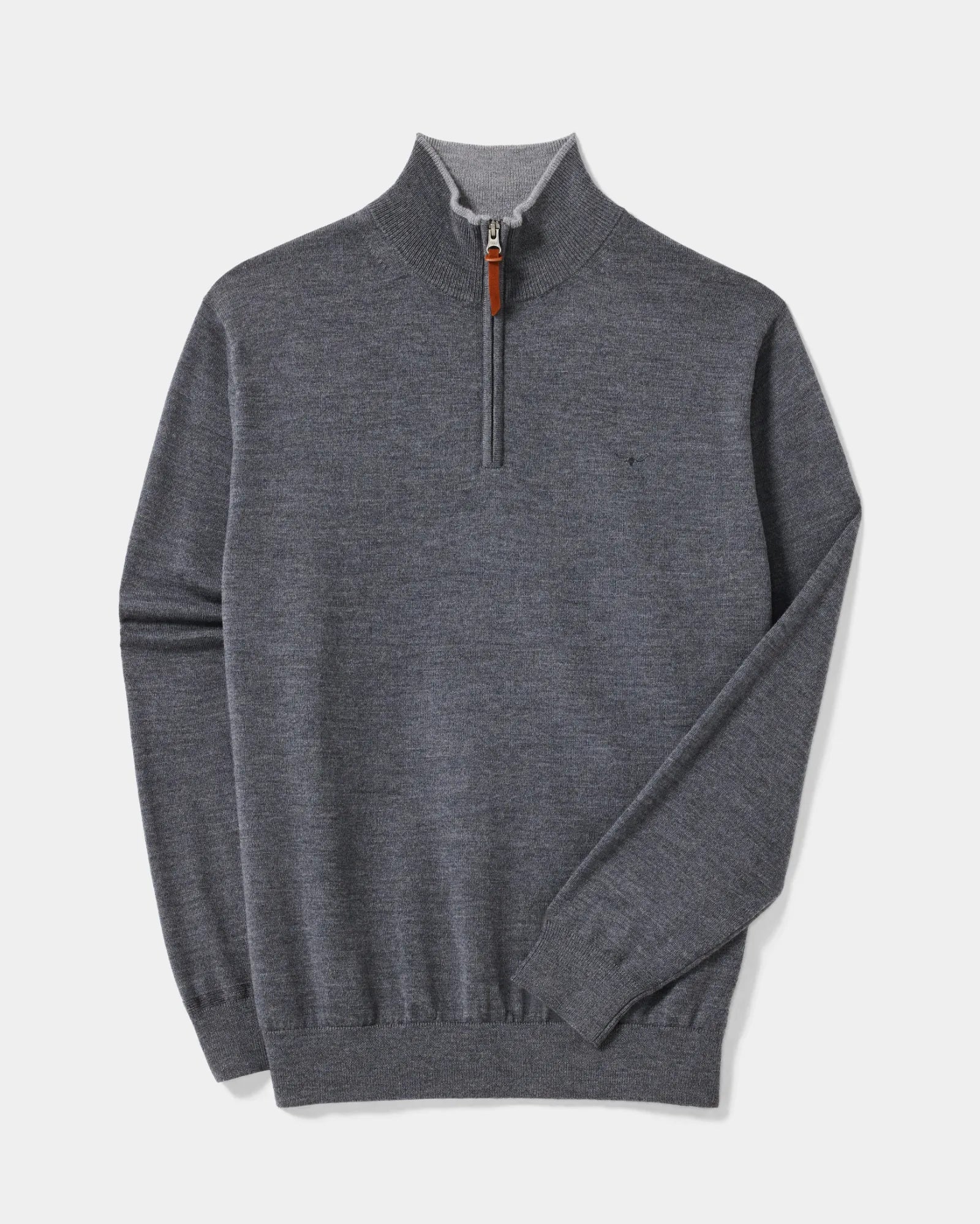 Ernest 1/4 Zip - Sea Mist