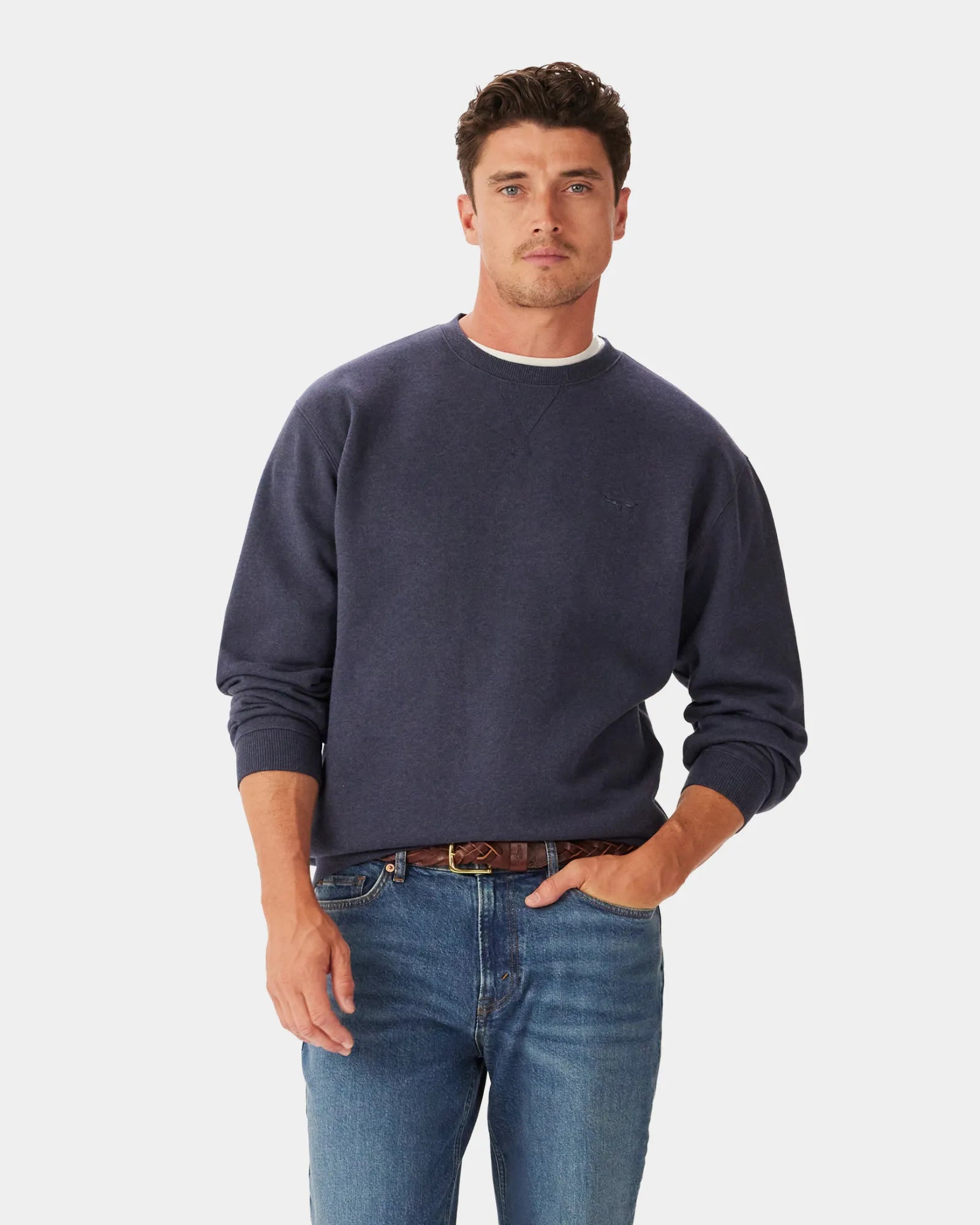 Mini Longhorn Sweatshirt - Blue Marle