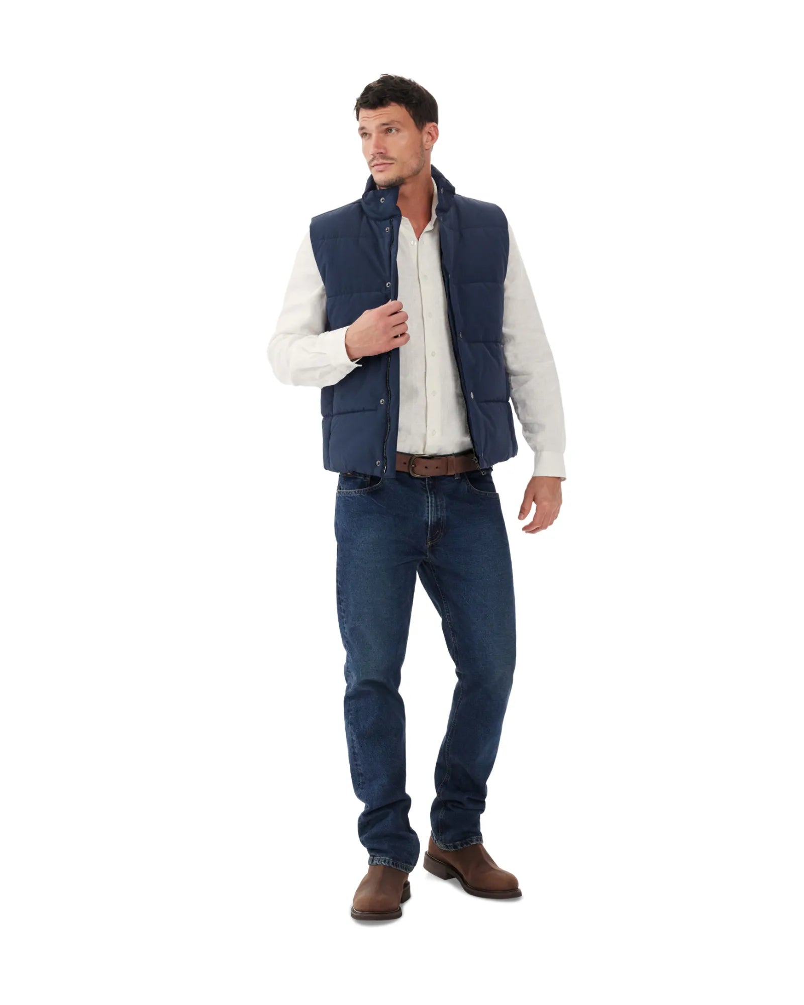 Paddington Vest - Navy