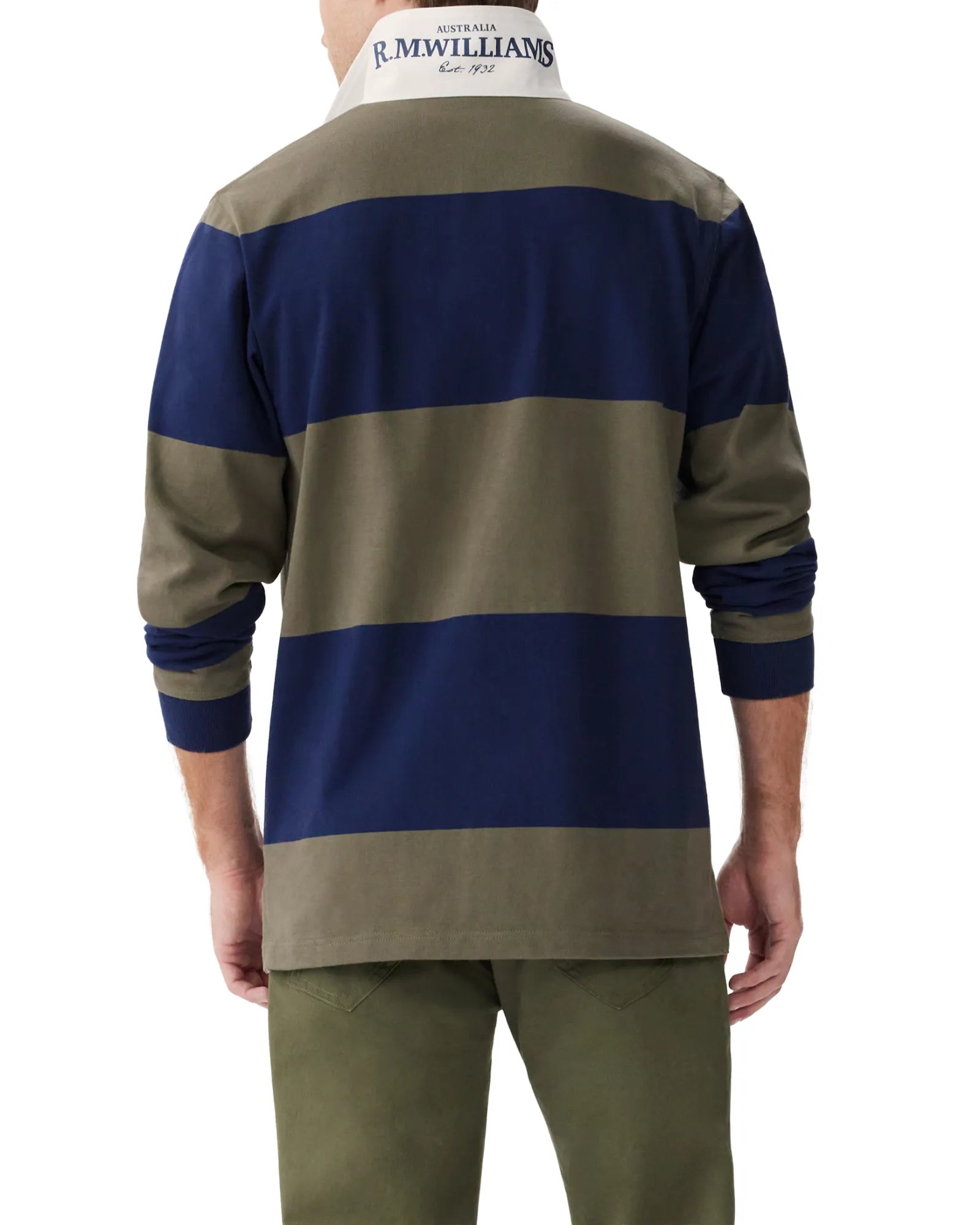 Tweedale Rugby Shirt - Green/Navy