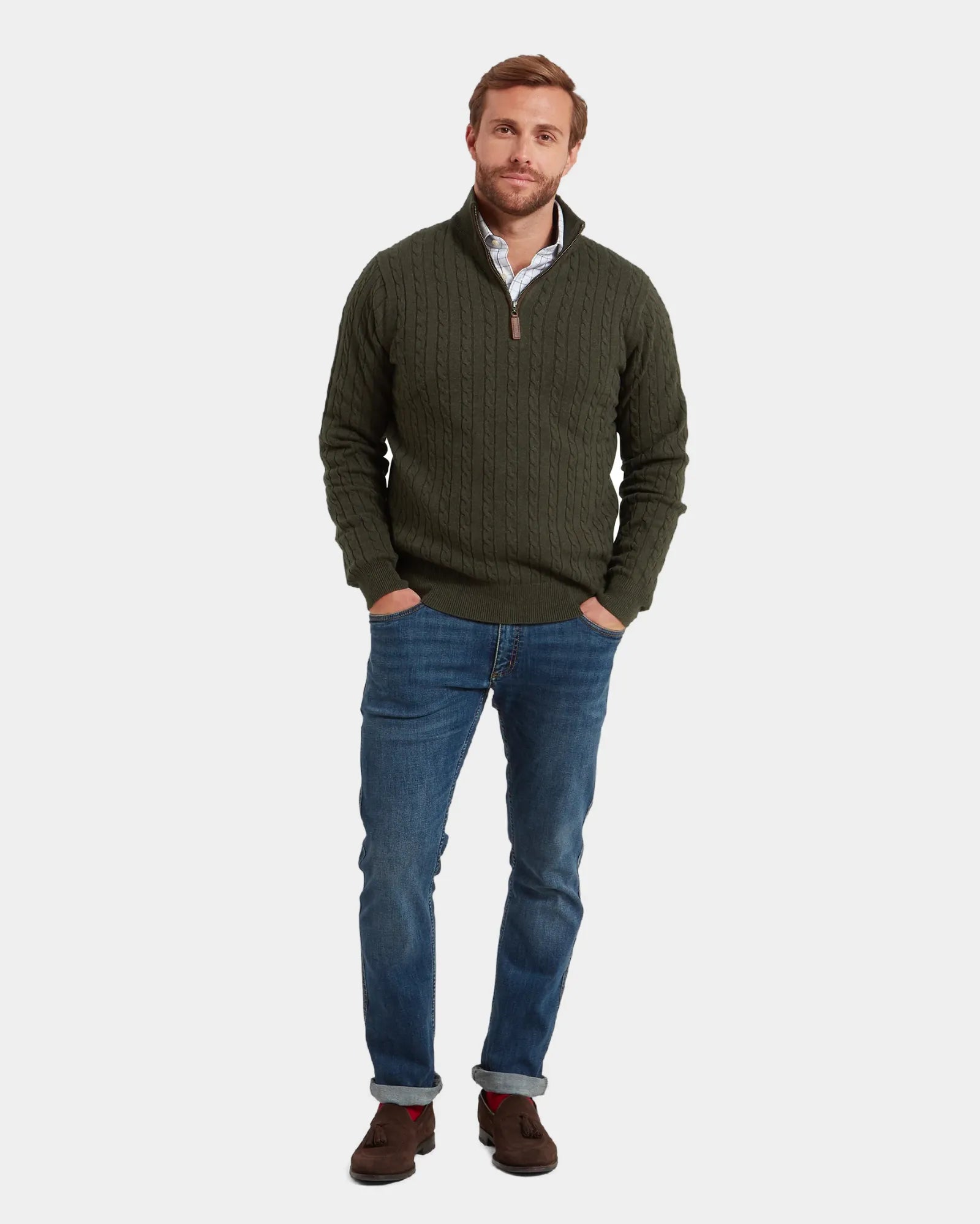 Calton Jumper - Loden Green