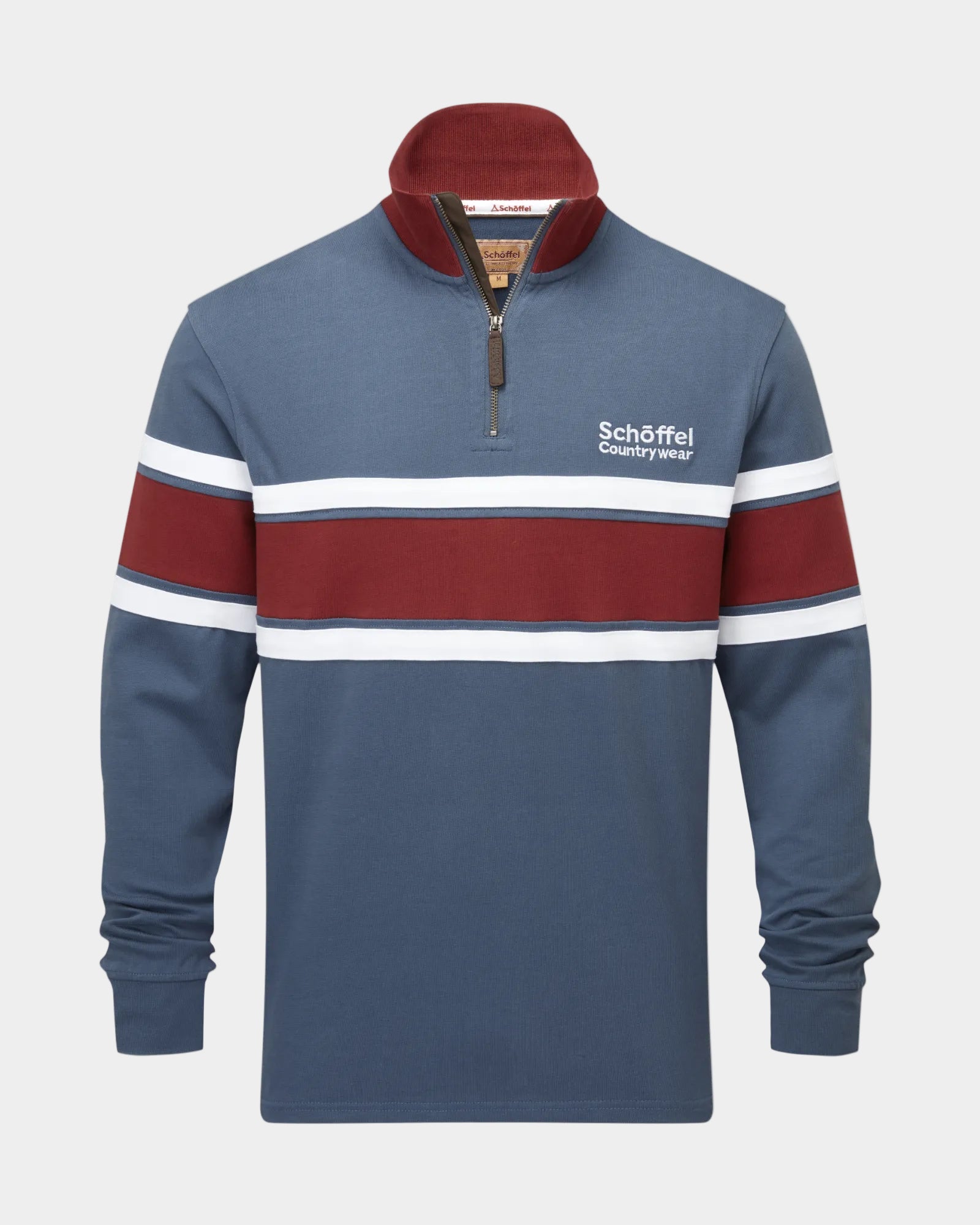 Exmouth Heritage Quarter Zip Jumper - Oxford Navy