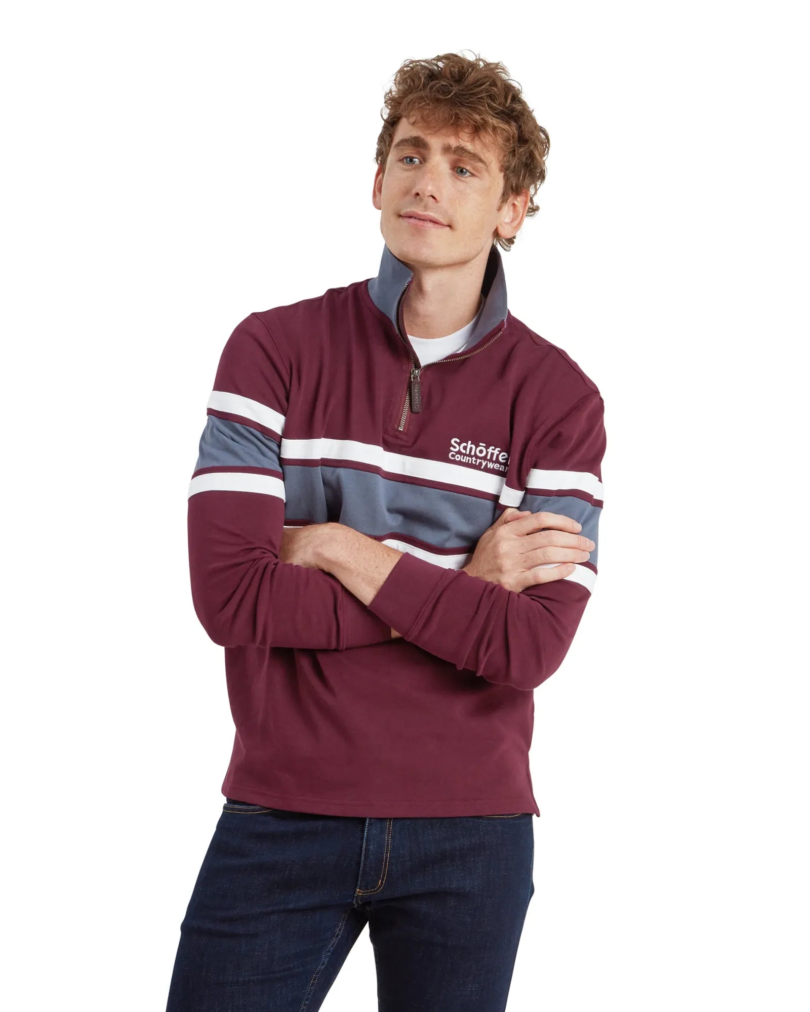 Exmouth Unisex Sweatshirt - Wine