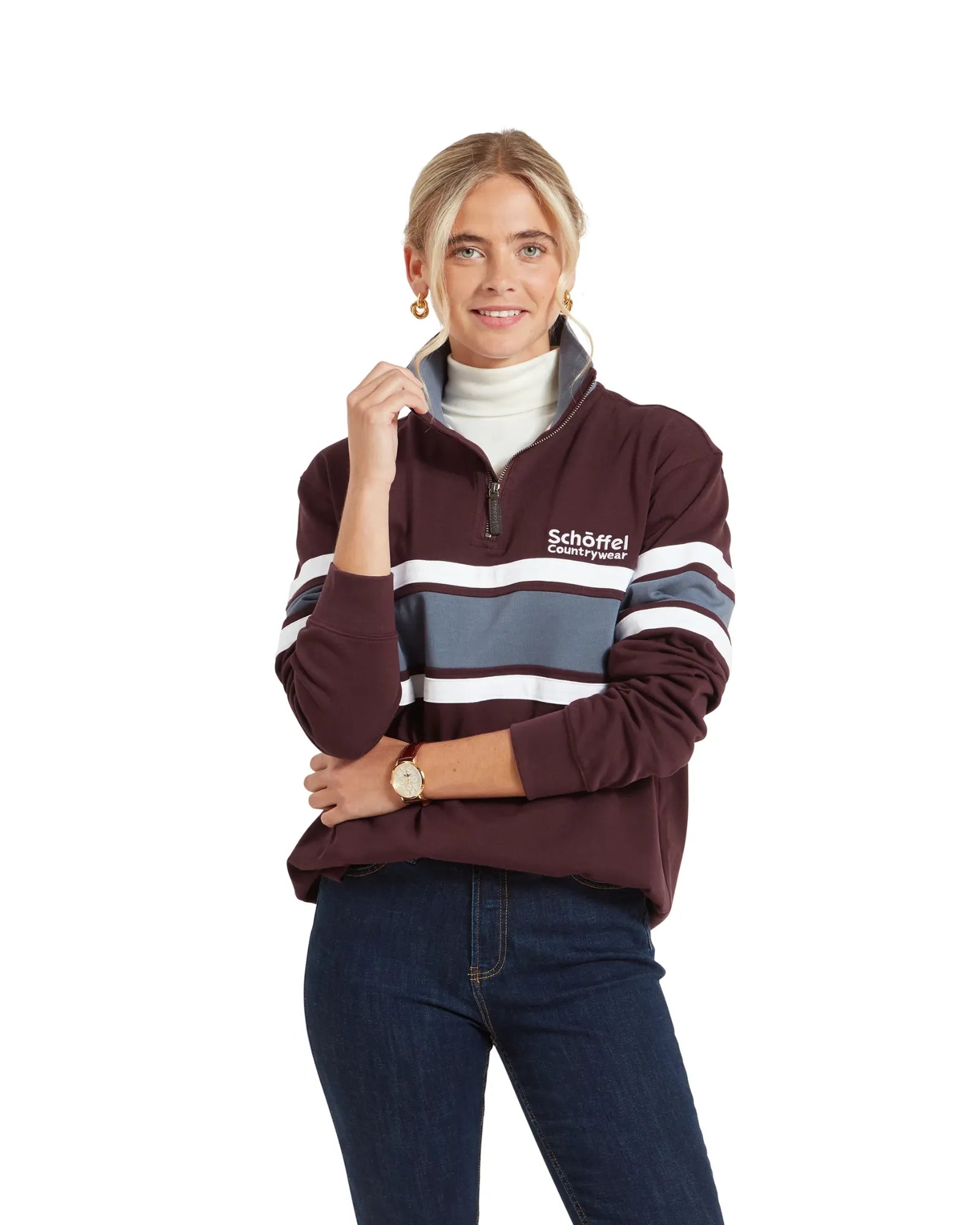 Exmouth Unisex Sweatshirt - Wine